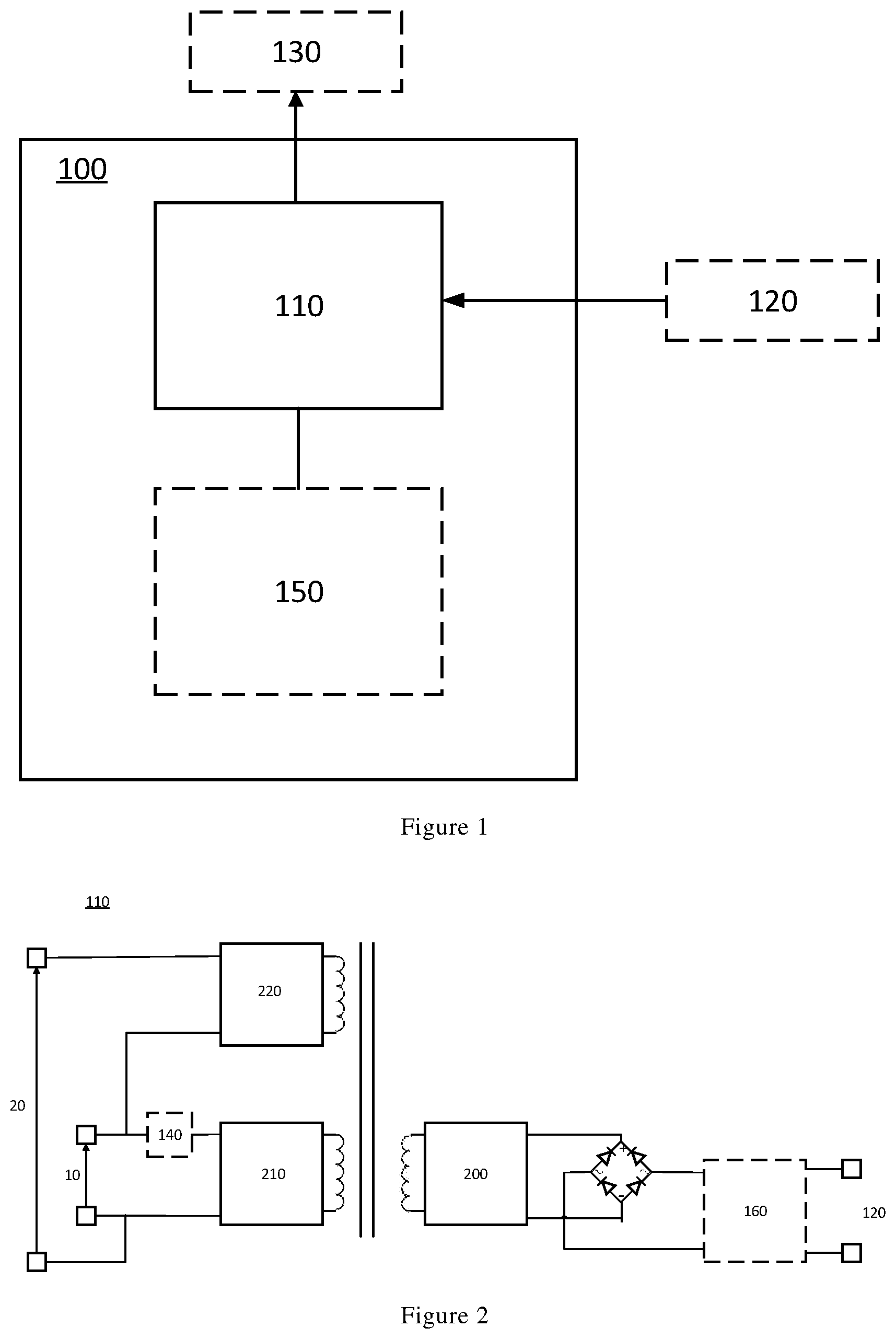 Patent US12322993 Figure 1 – Battery charger with a plurality of secondary transformer circuits