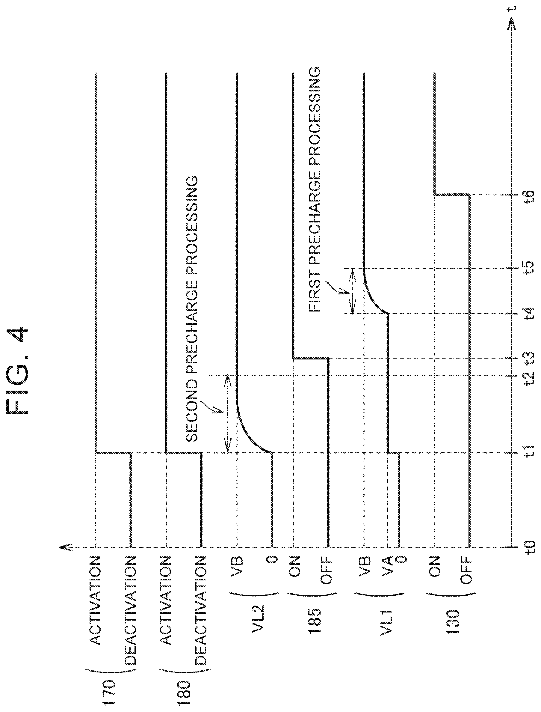 Patent US12322995 Figure 4 – Electric power supply system having a bidirecttional electric power conversion device and a control device that executes a first precharge processing