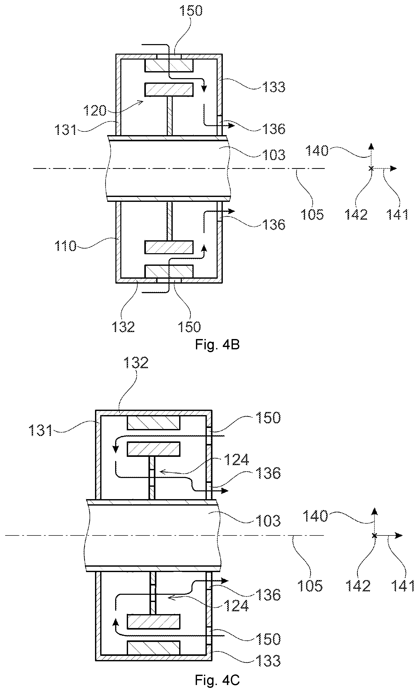 Patent US12322998 Figure 4 – Cooling of active elements of electrical machines