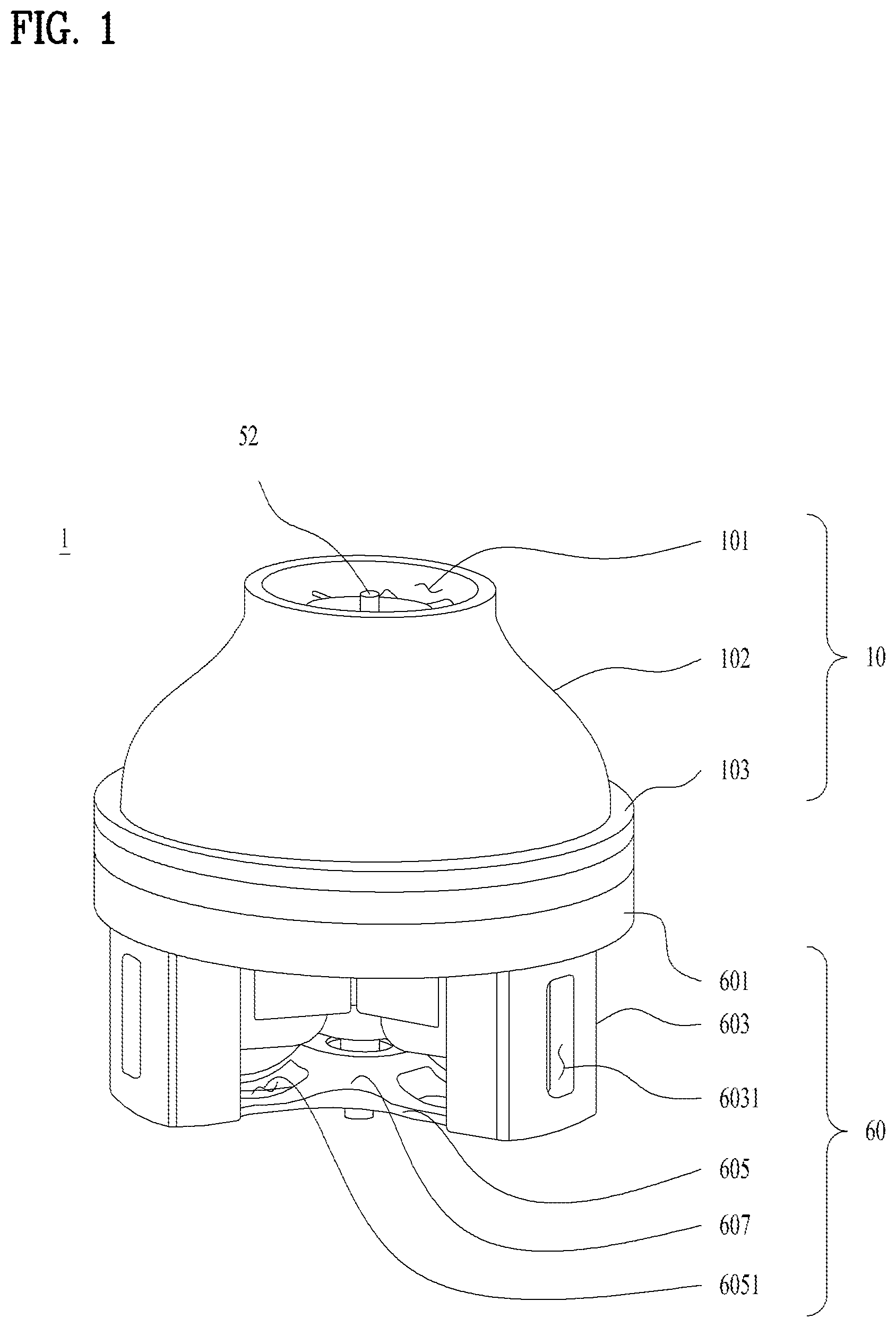 Patent US12322999 — Motor assembly — Figure 1