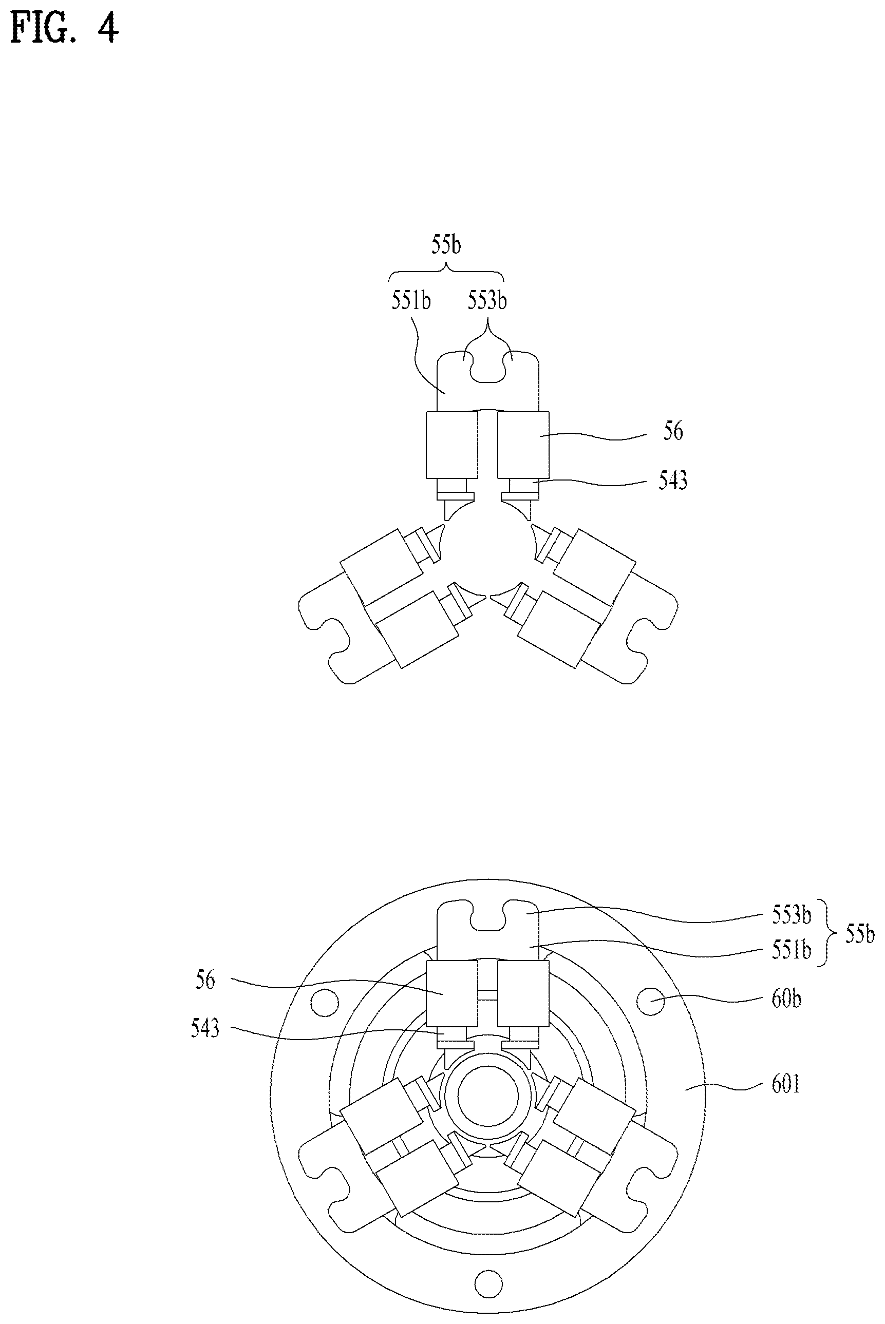 Patent US12322999 Figure 4 – Motor assembly