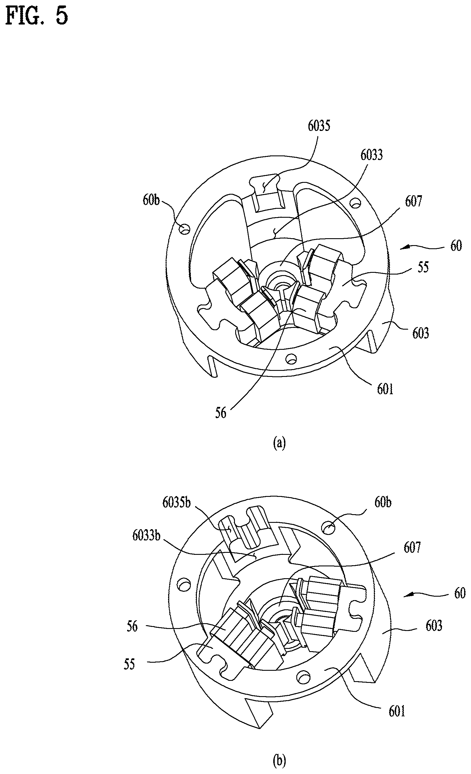 Patent US12322999 Figure 5 – Motor assembly