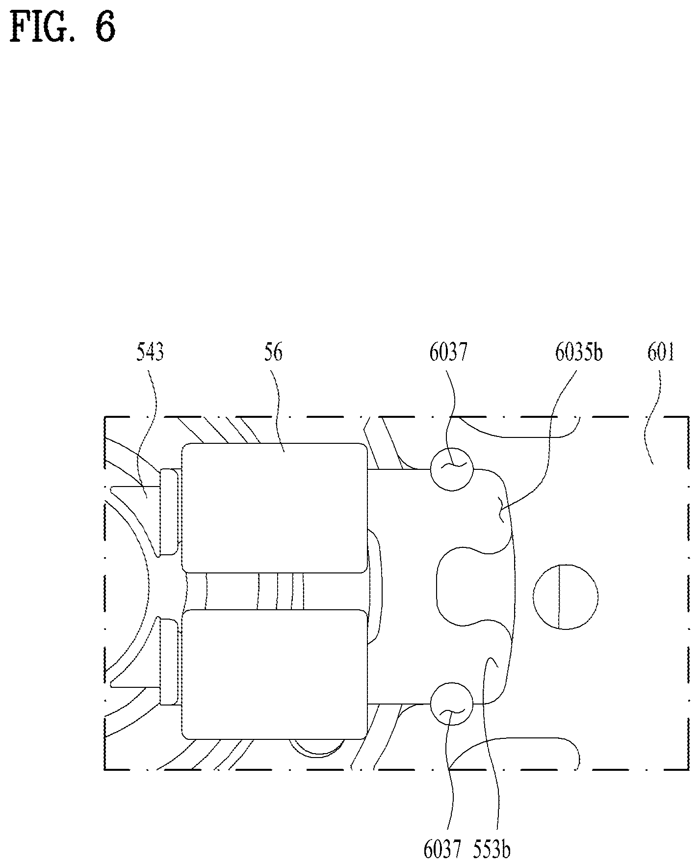 Patent US12322999 Figure 6 – Motor assembly