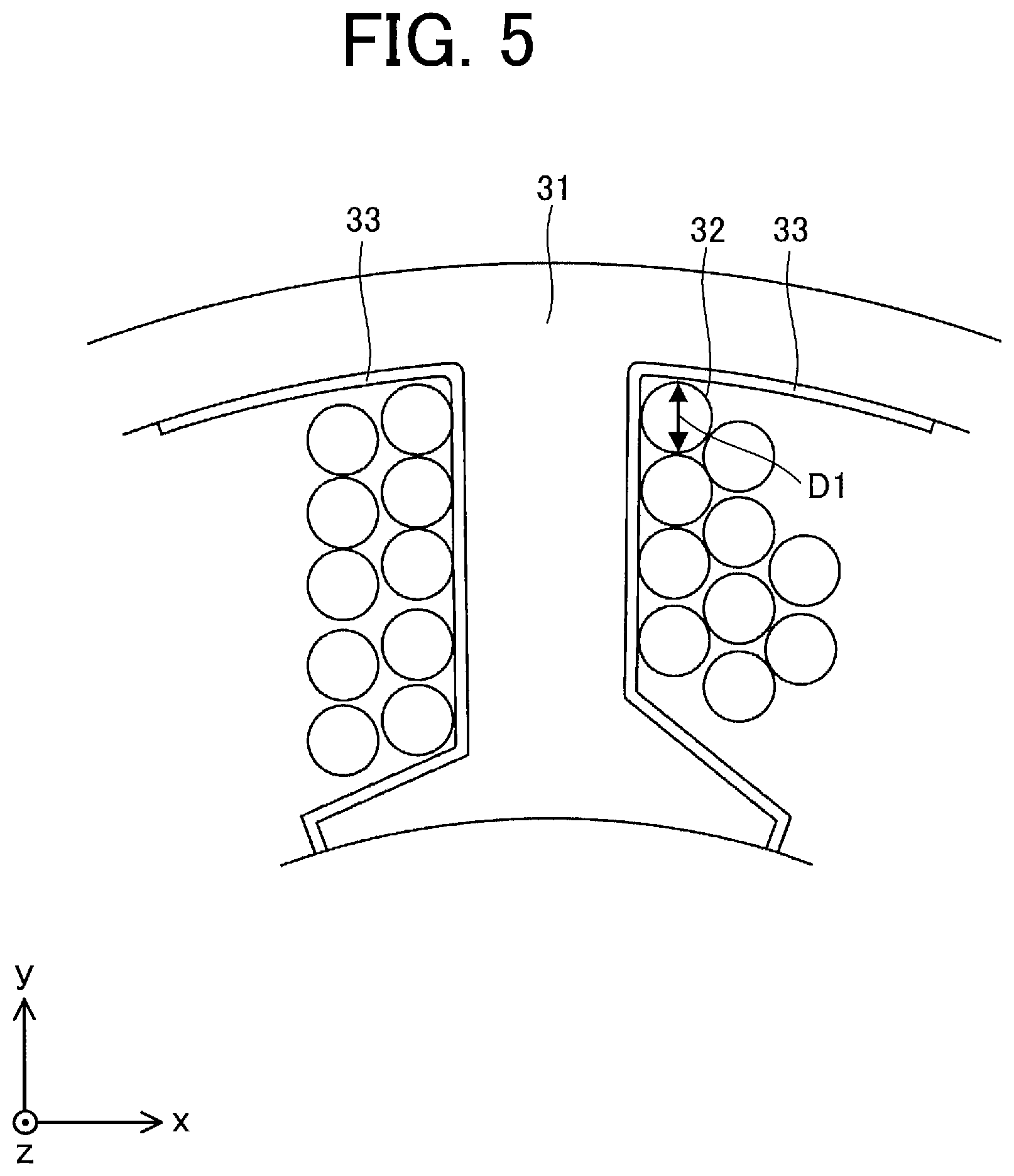 Patent US12323000 Figure 5 – Electric motor, fan, and air conditioner