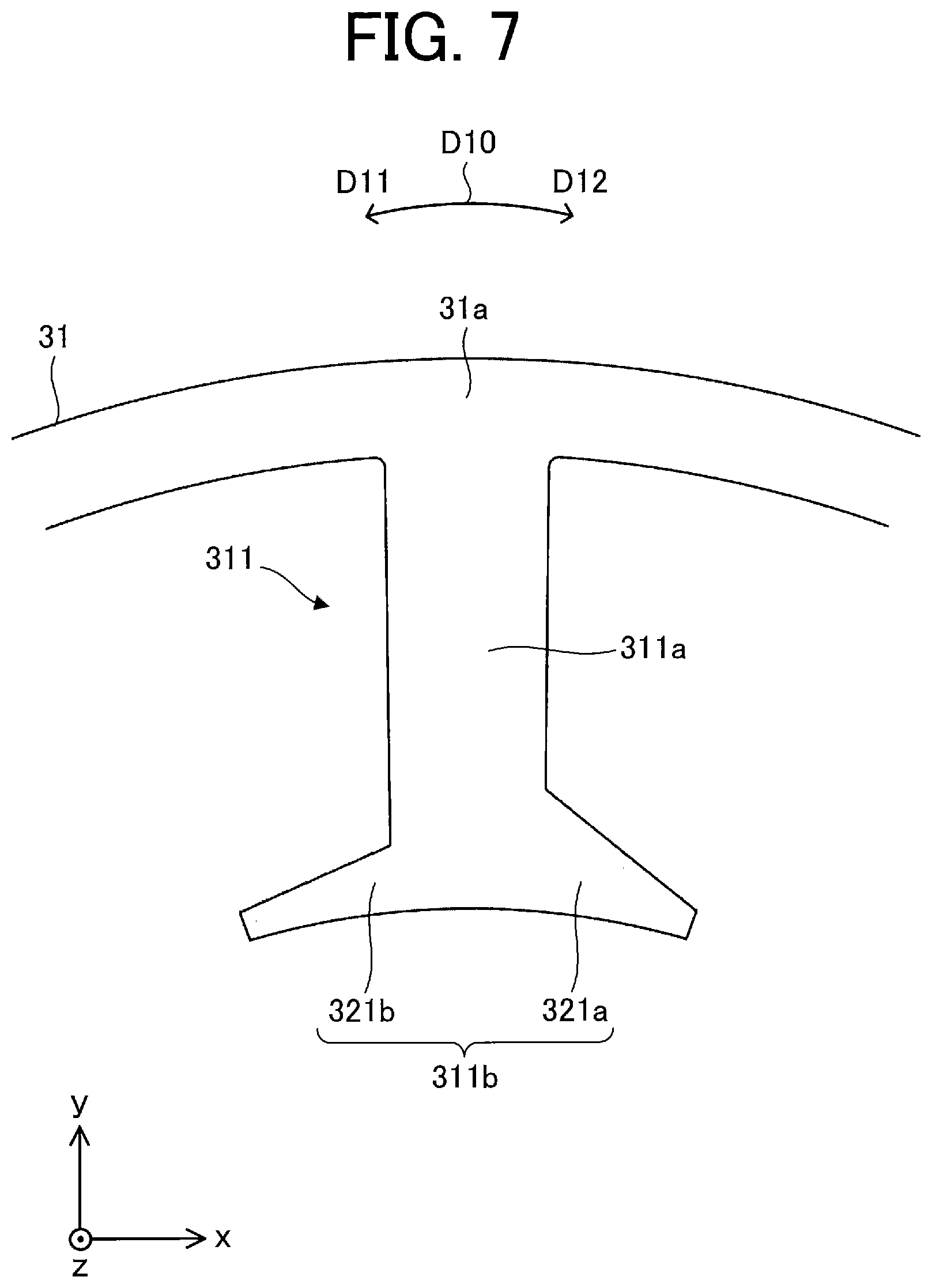 Patent US12323000 Figure 7 – Electric motor, fan, and air conditioner