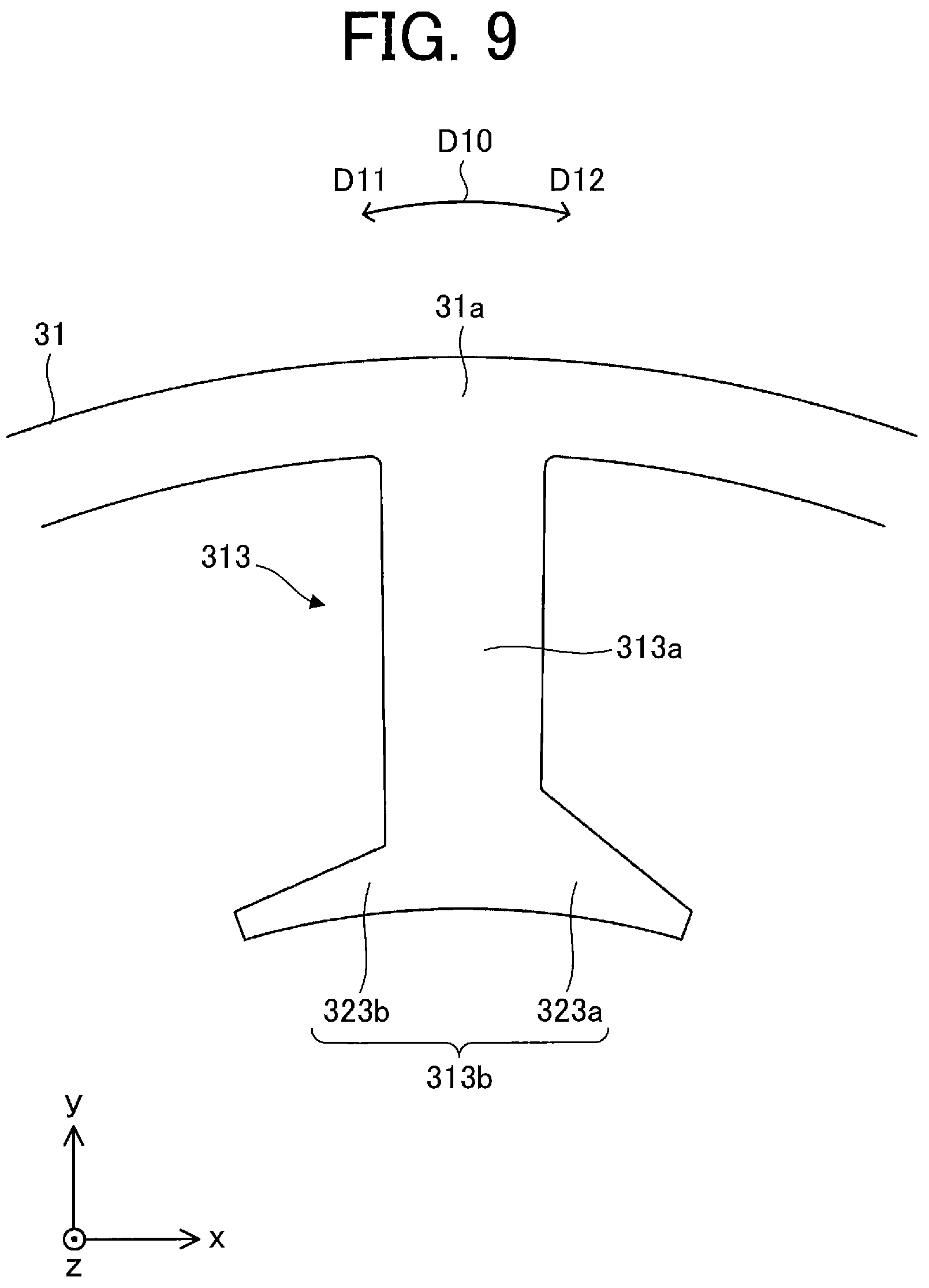 Patent US12323000 Figure 9 – Electric motor, fan, and air conditioner