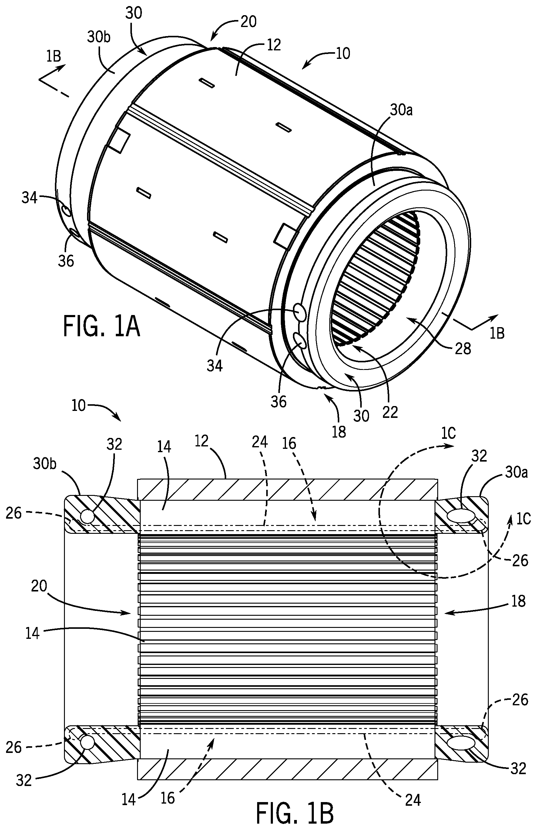 Patent US12323004 Figure 1 – Electric motor with integrated stator cooling passages and method of manufacture thereof