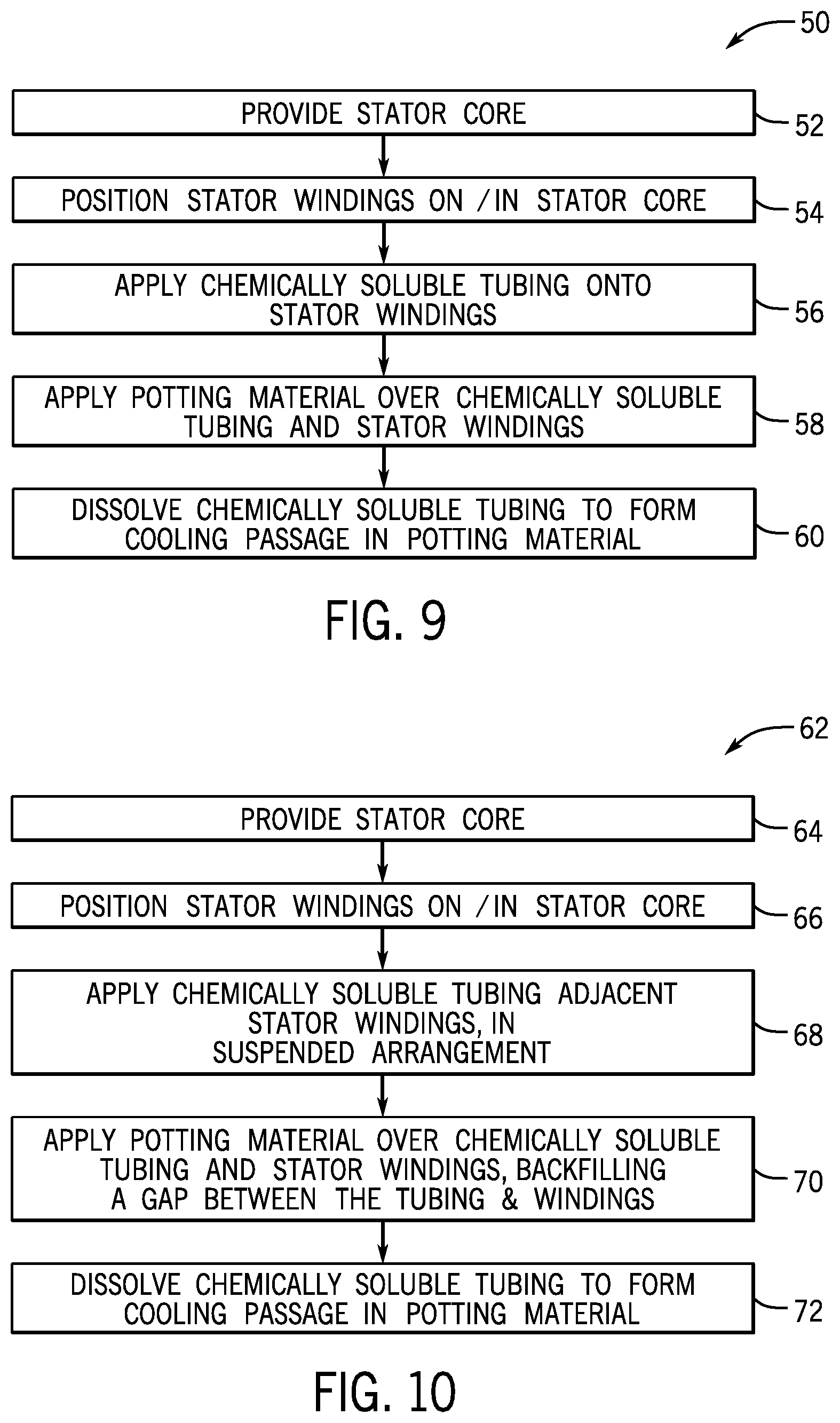 Patent US12323004 Figure 5 – Electric motor with integrated stator cooling passages and method of manufacture thereof