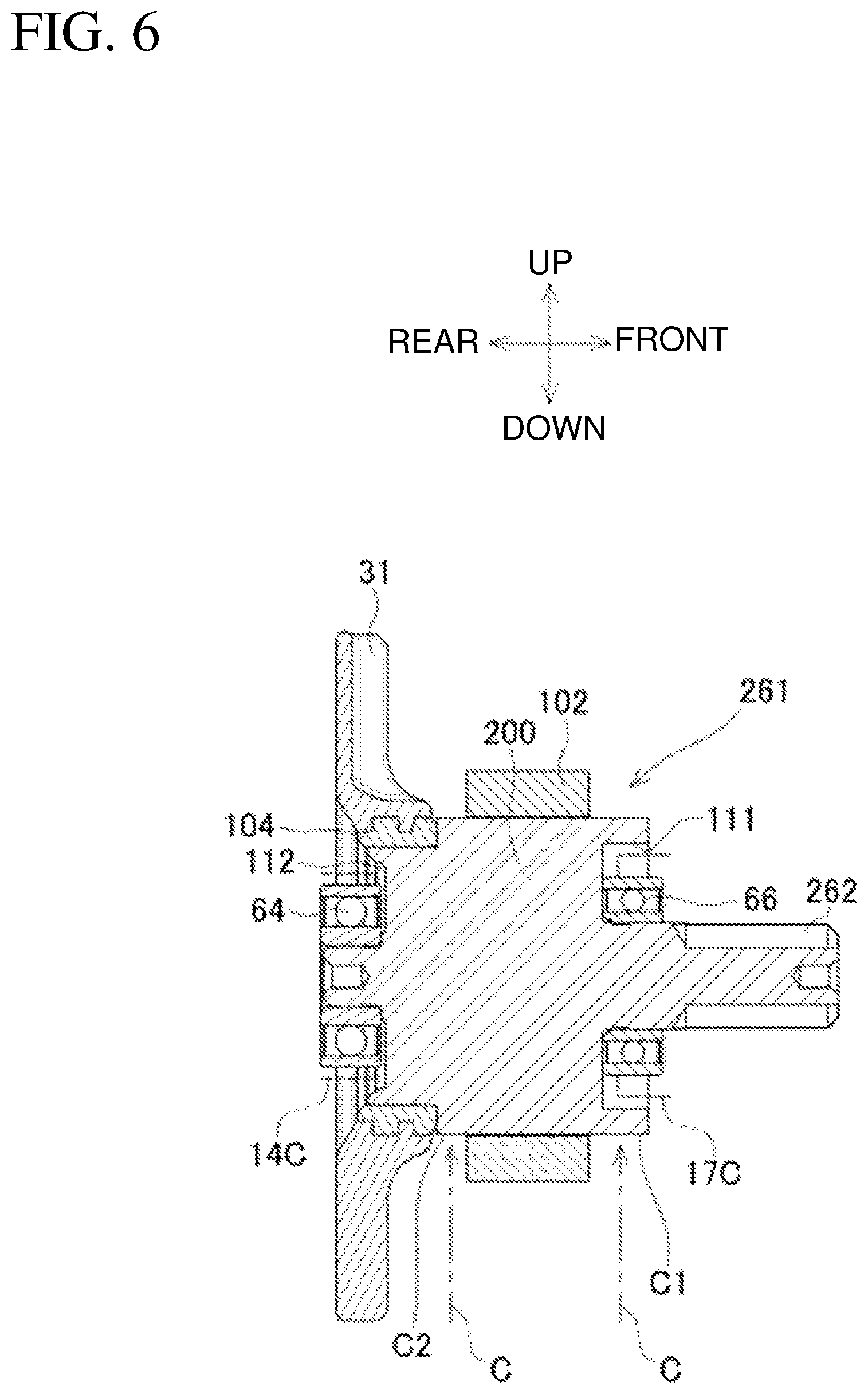 Patent US12323008 Figure 6 – Electric work machine