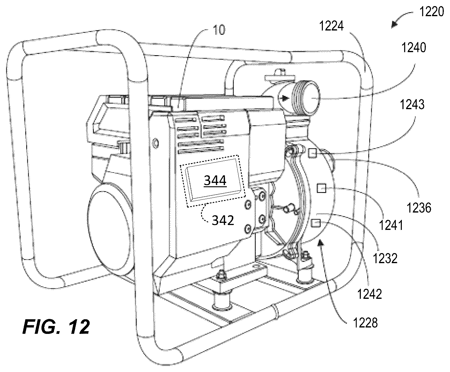 Patent US12323010 Figure 8 – Gas engine replacement electronics modularity for feature expansion
