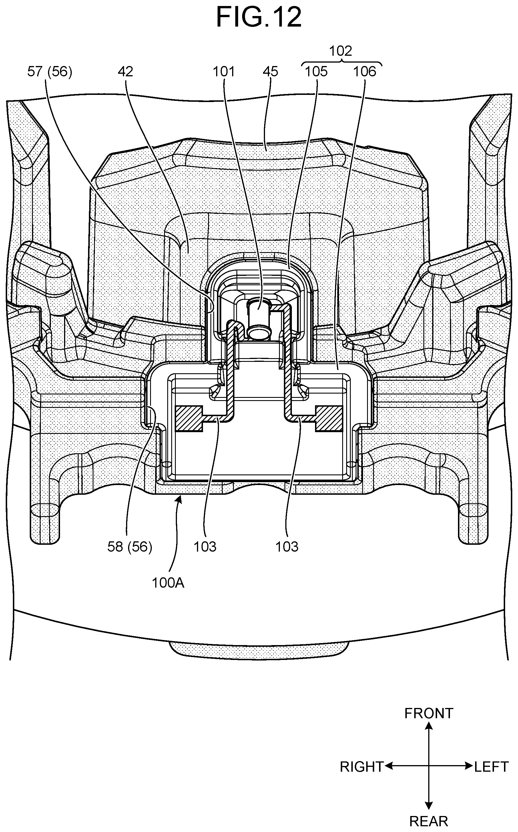 Patent US12323011 Figure 12 – Electric work machine