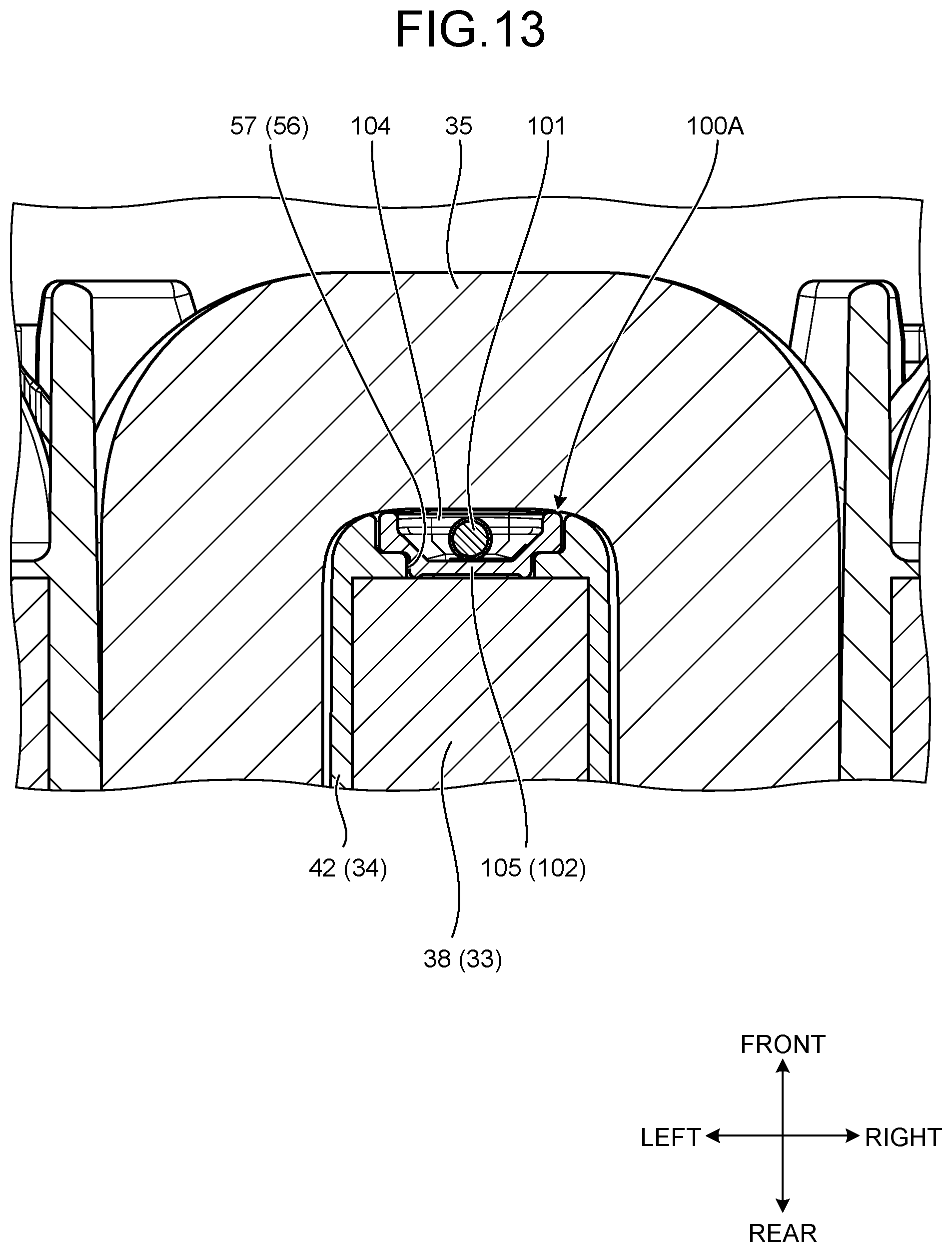 Patent US12323011 Figure 13 – Electric work machine