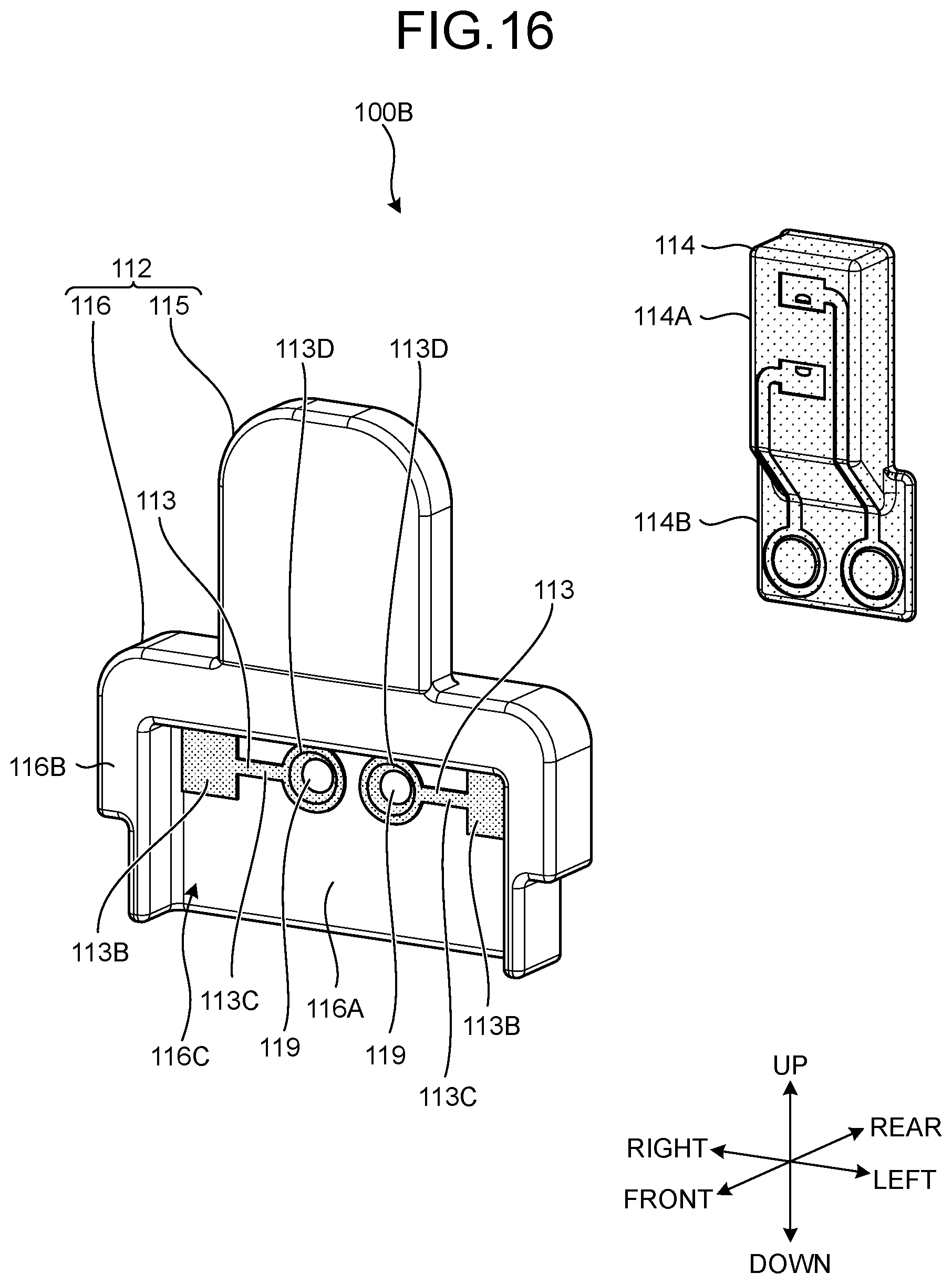 Patent US12323011 Figure 16 – Electric work machine