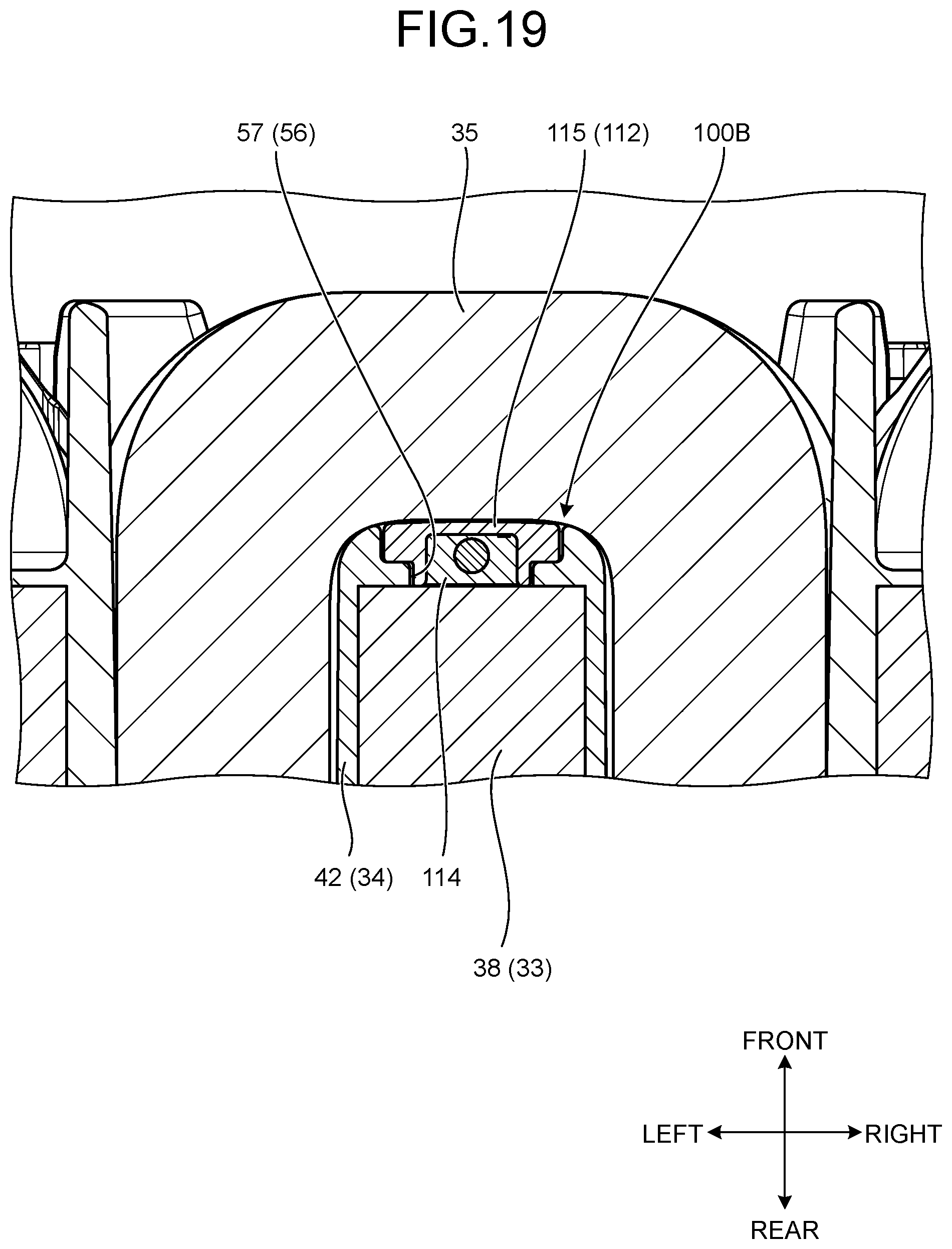 Patent US12323011 Figure 19 – Electric work machine