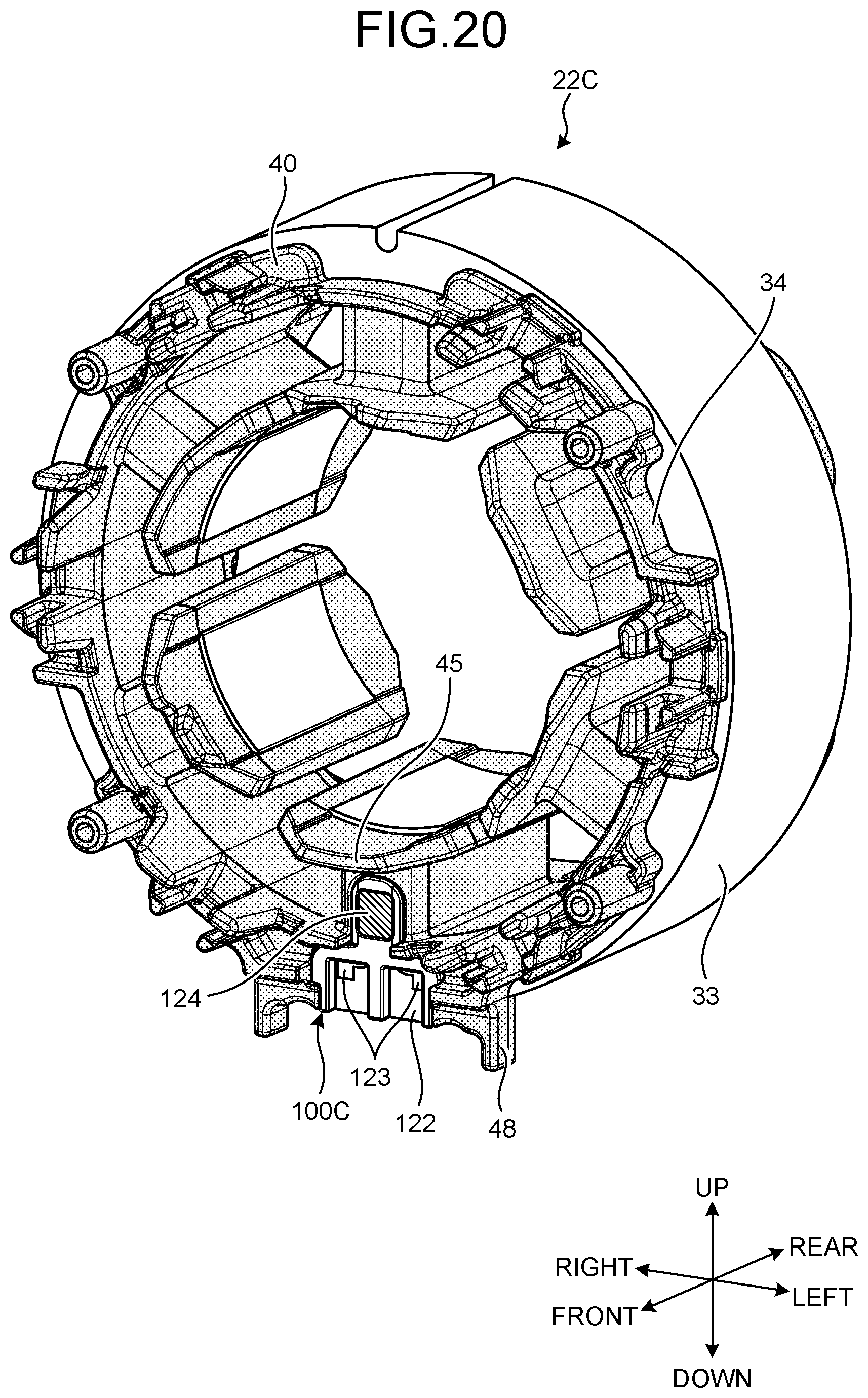 Patent US12323011 Figure 20 – Electric work machine