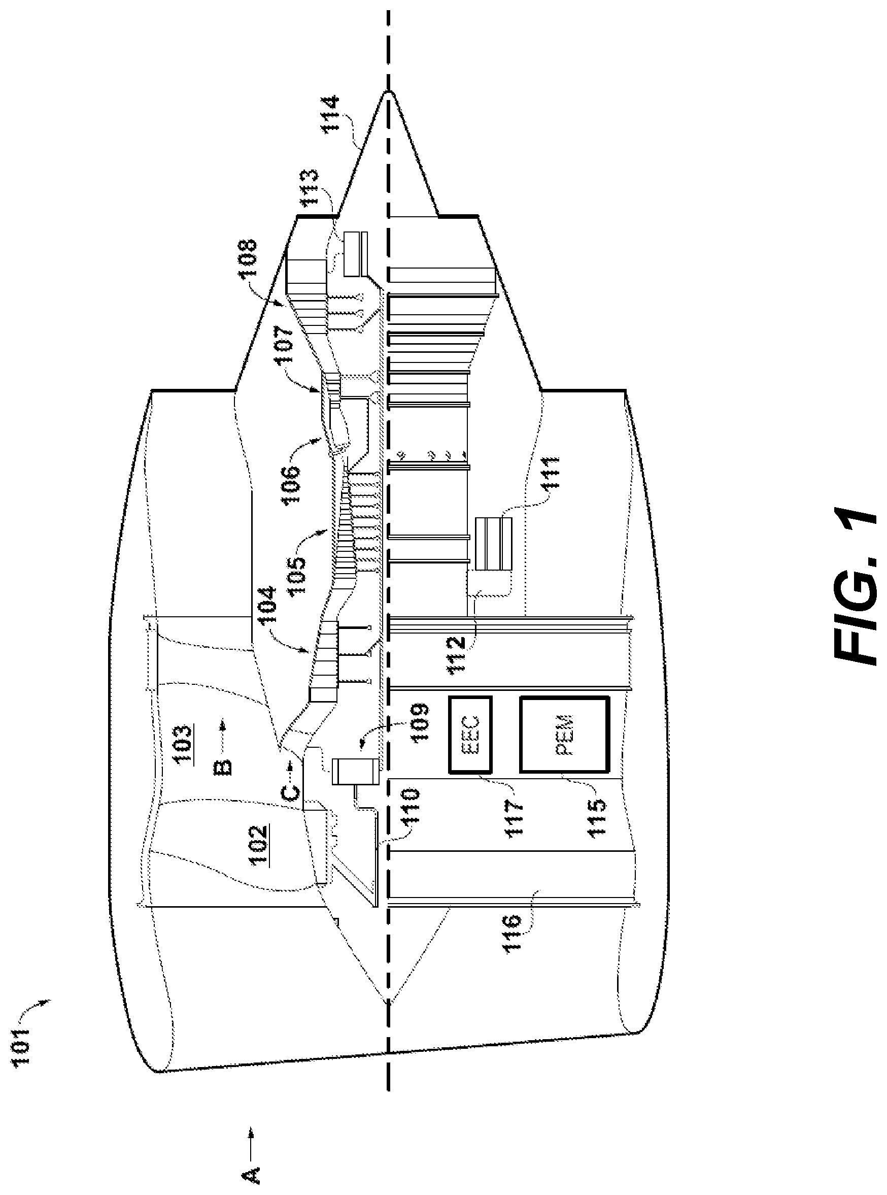Patent US12323012 Figure 1 – Electric machine
