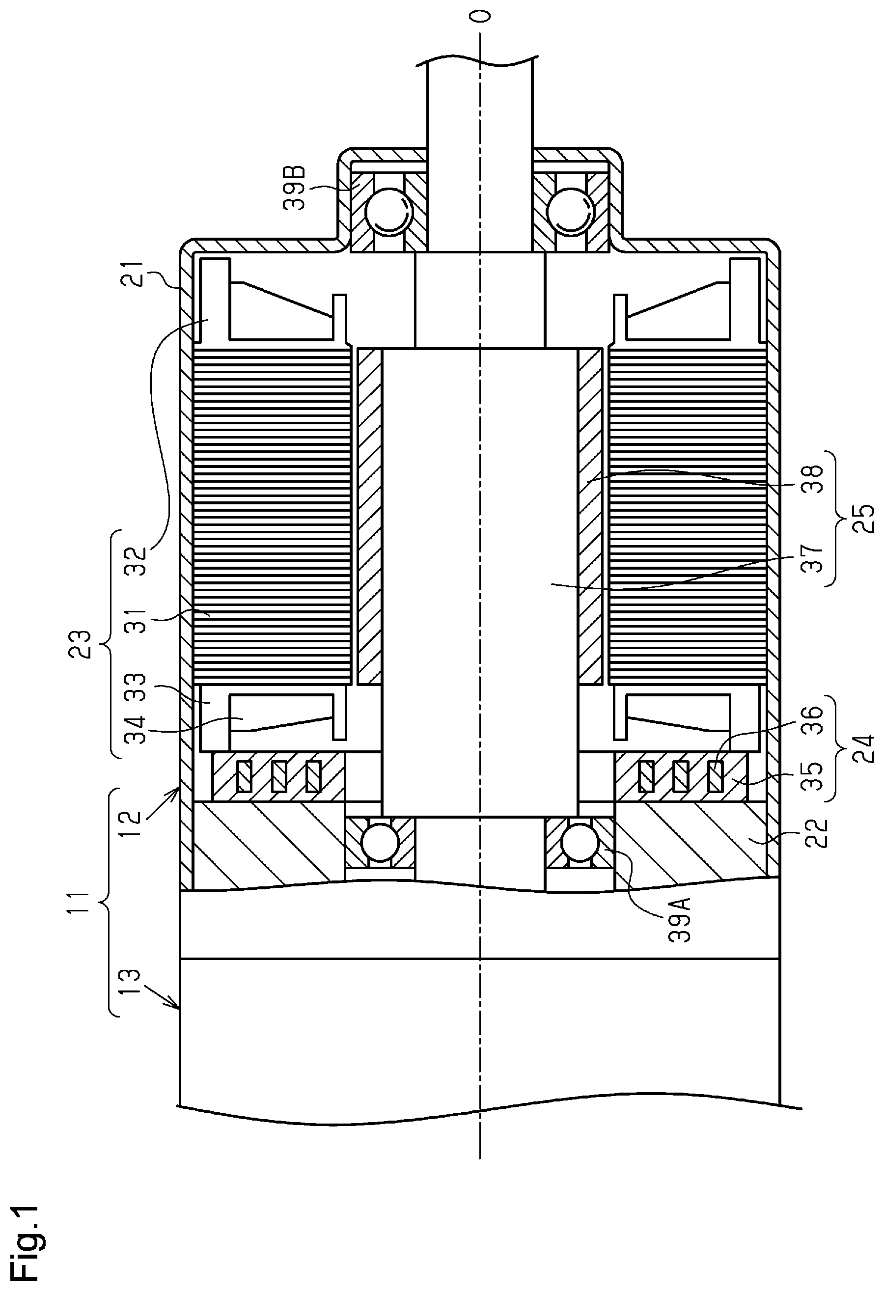 Patent US12323013 Figure 1 – Motor control device