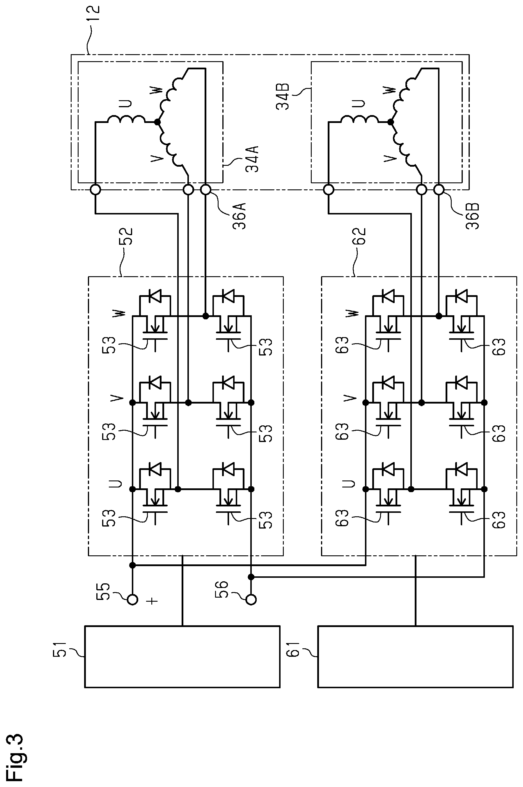Patent US12323013 Figure 3 – Motor control device