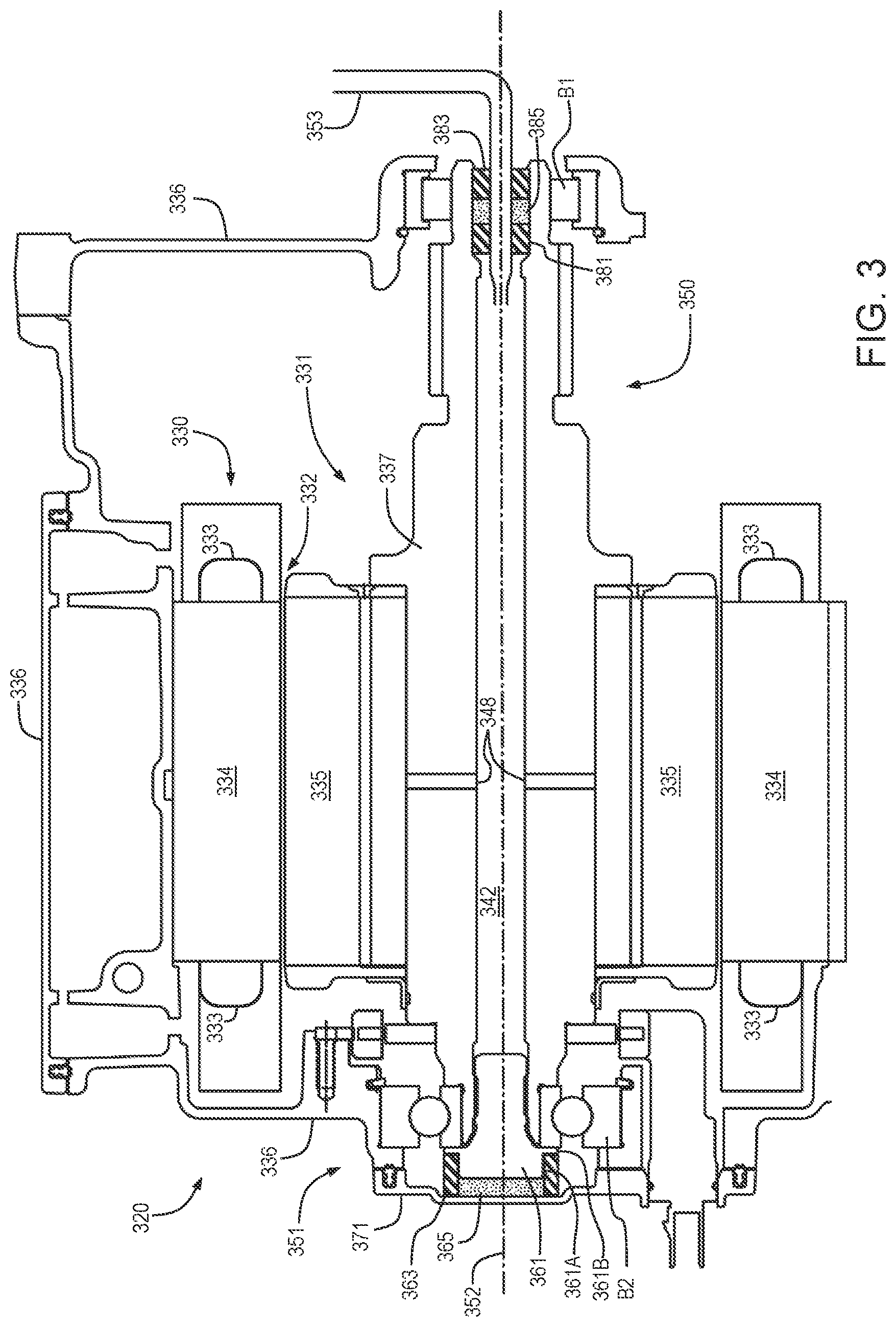 Patent US12323014 Figure 4 – Managing bearing currents in an electric machine