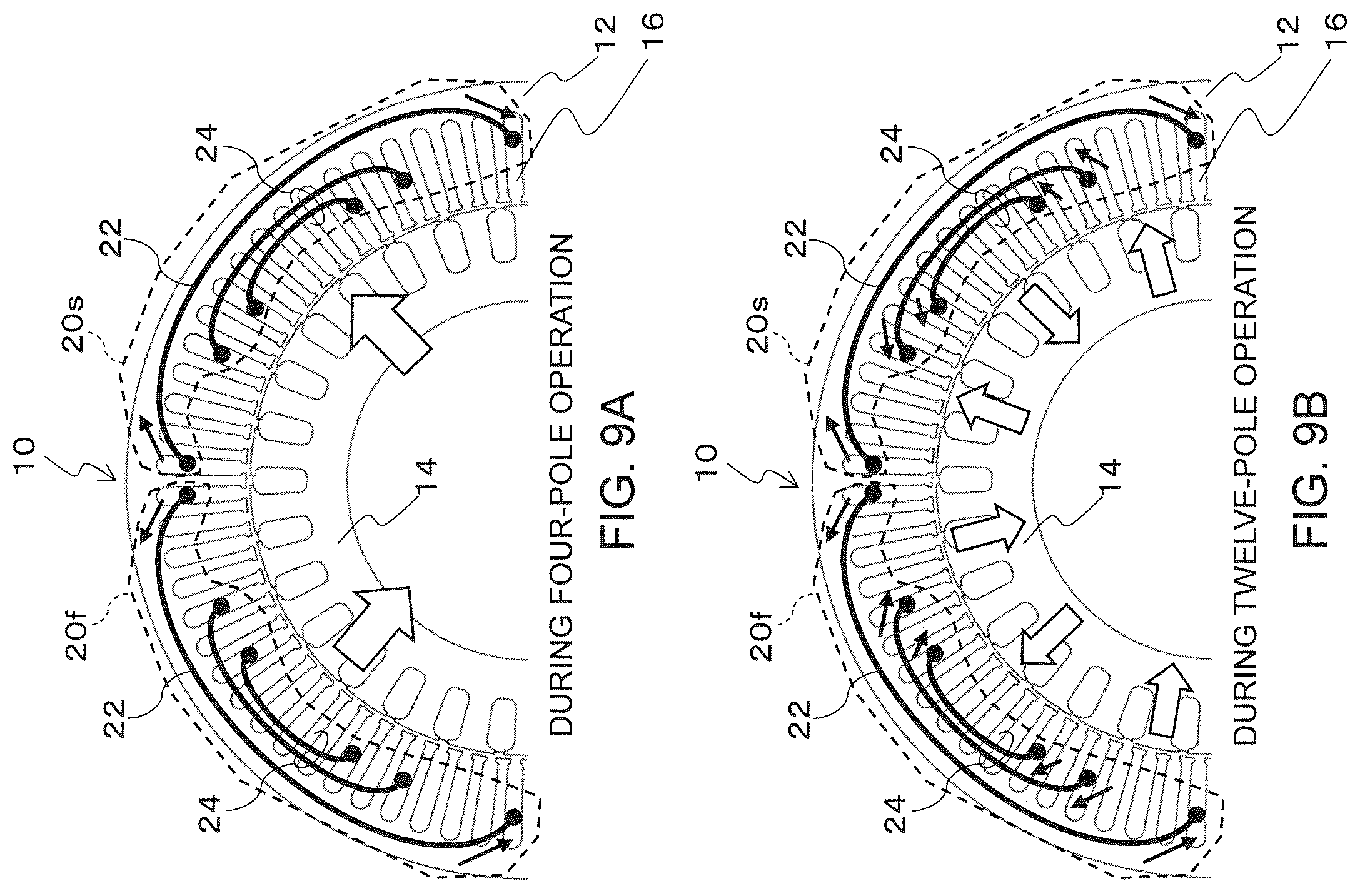Patent US12323018 Figure 9 – Three-phase induction motor