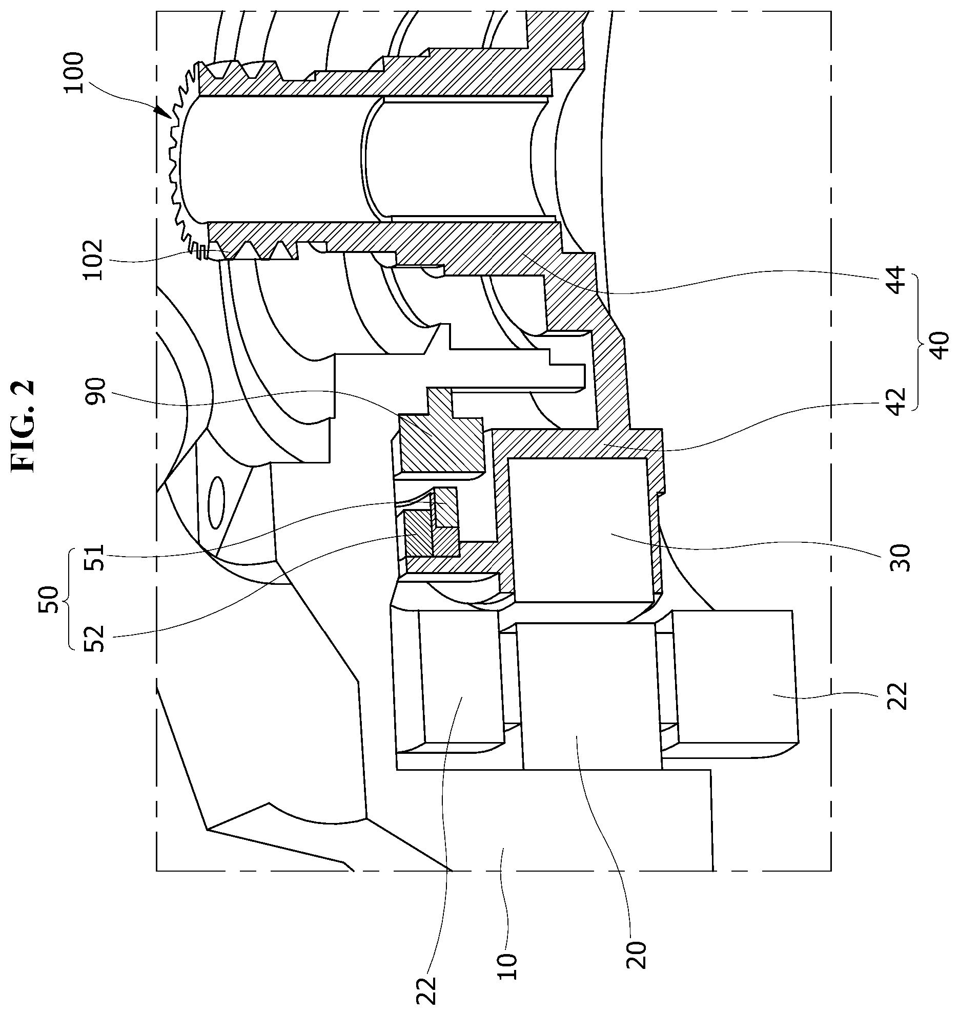 Patent US12323019 Figure 2 – In-wheel working device