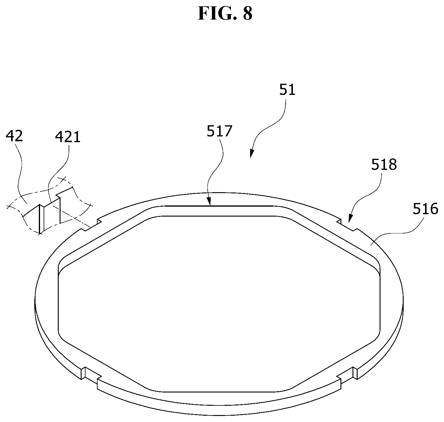 Patent US12323019 Figure 8 – In-wheel working device