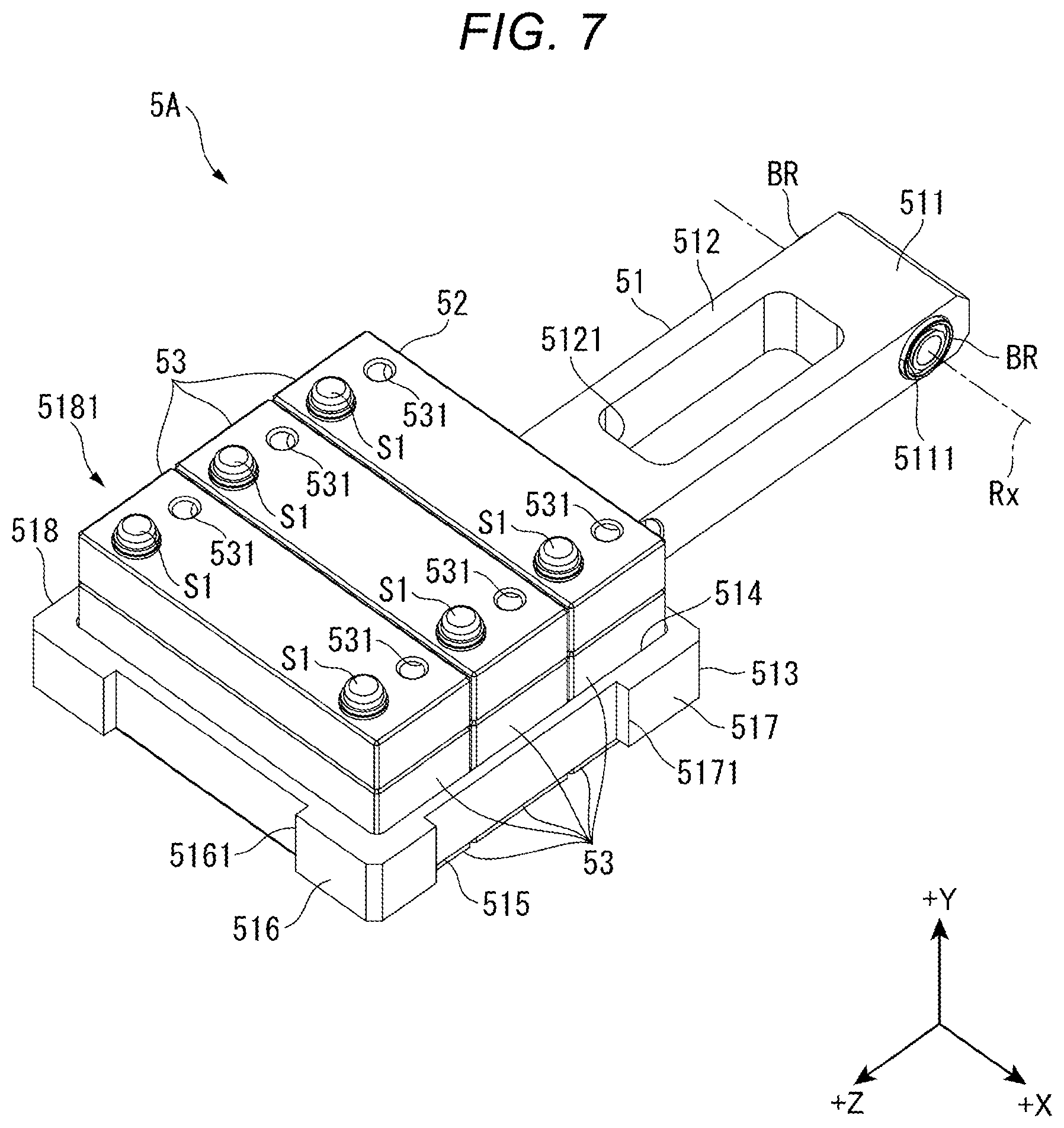 Patent US12323021 Figure 7 – Vibration generation device, vibration reduction device, and electronic apparatus