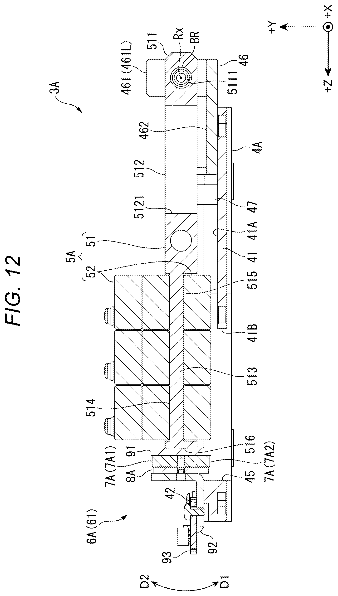 Patent US12323021 Figure 12 – Vibration generation device, vibration reduction device, and electronic apparatus