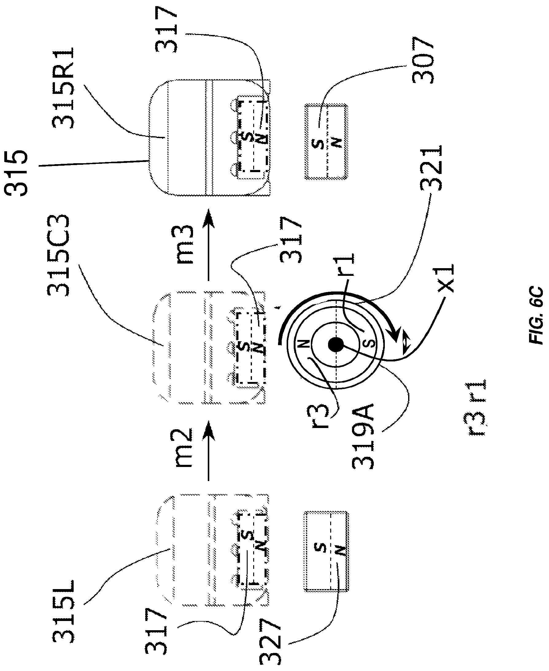 Patent US12323022 Figure 10 – Tangentially actuated magnetic momentum transfer generator