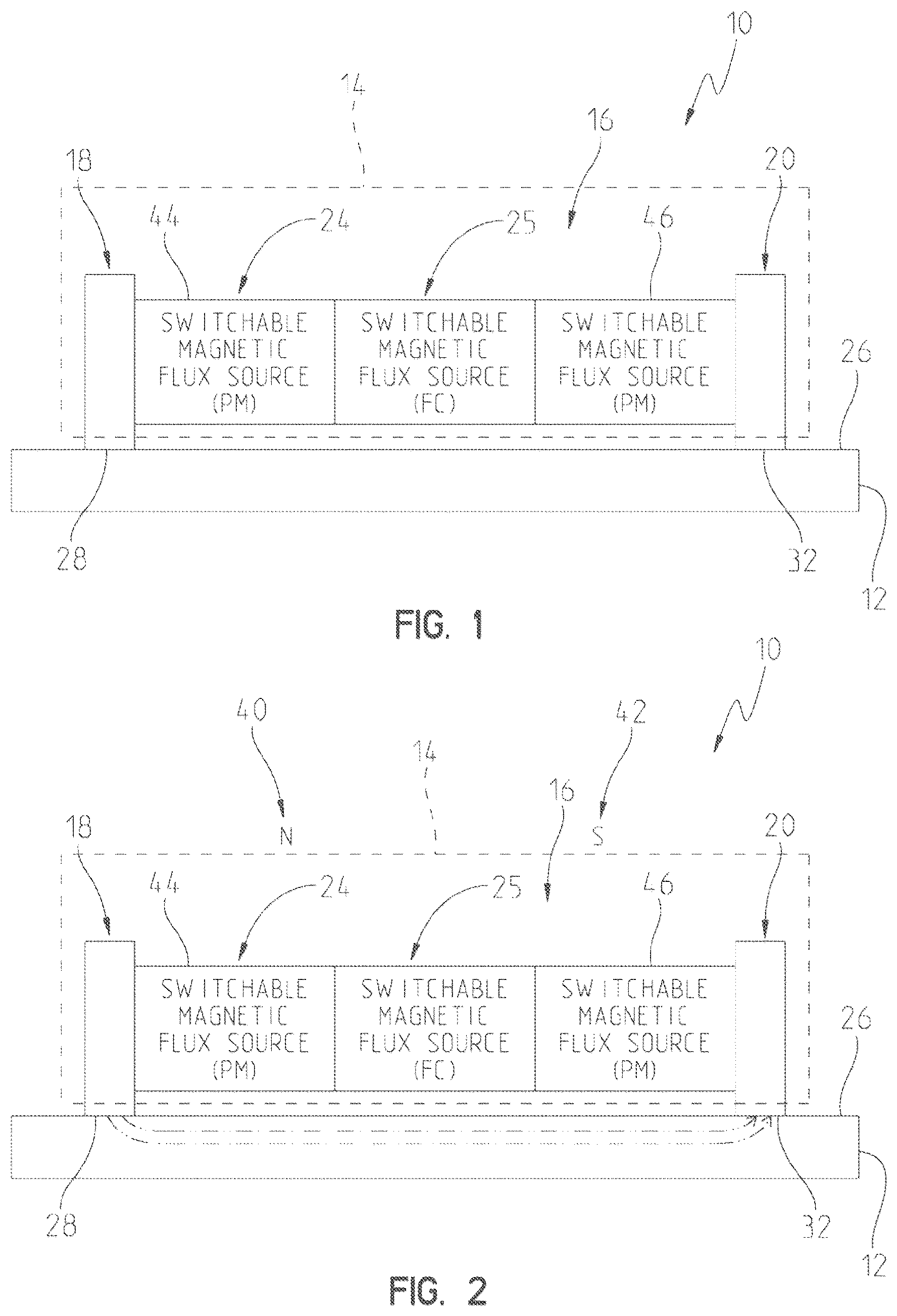 Patent US12323024 Figure 1 – Magnetic coupling device