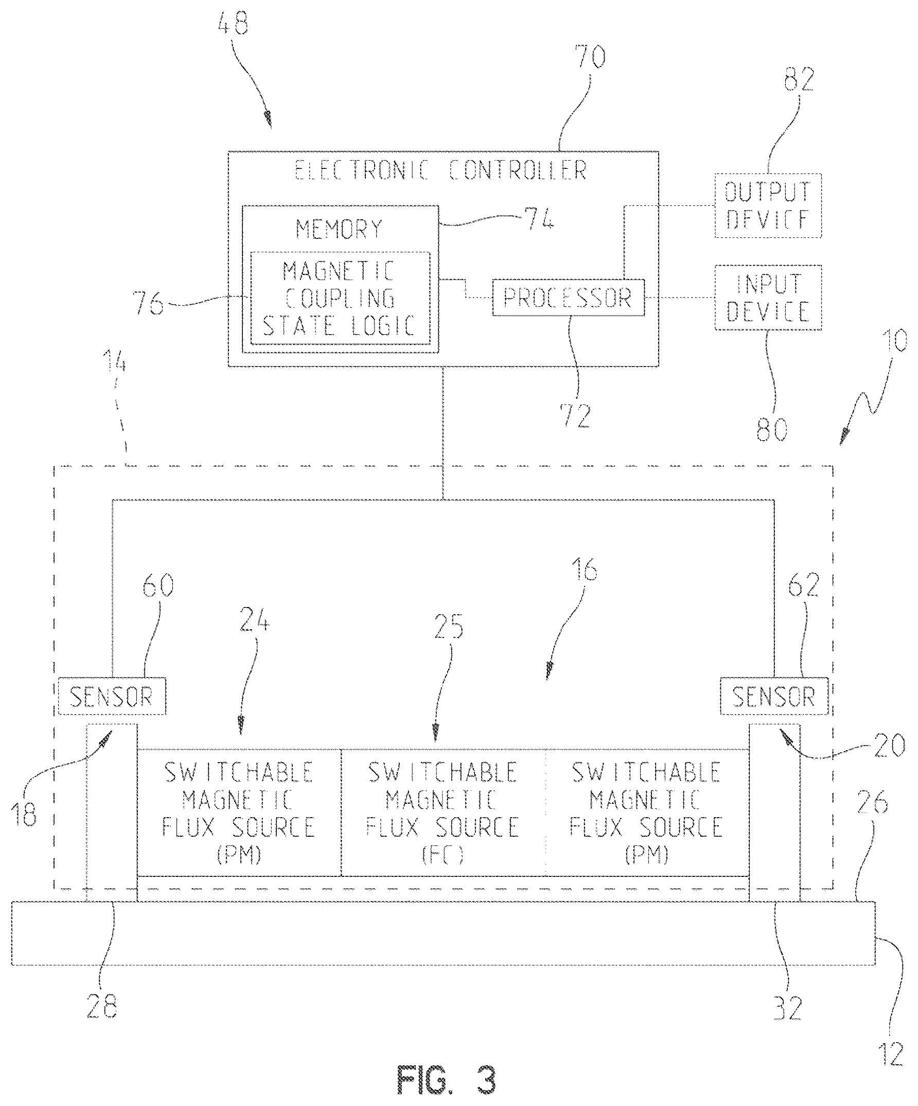 Patent US12323024 Figure 2 – Magnetic coupling device