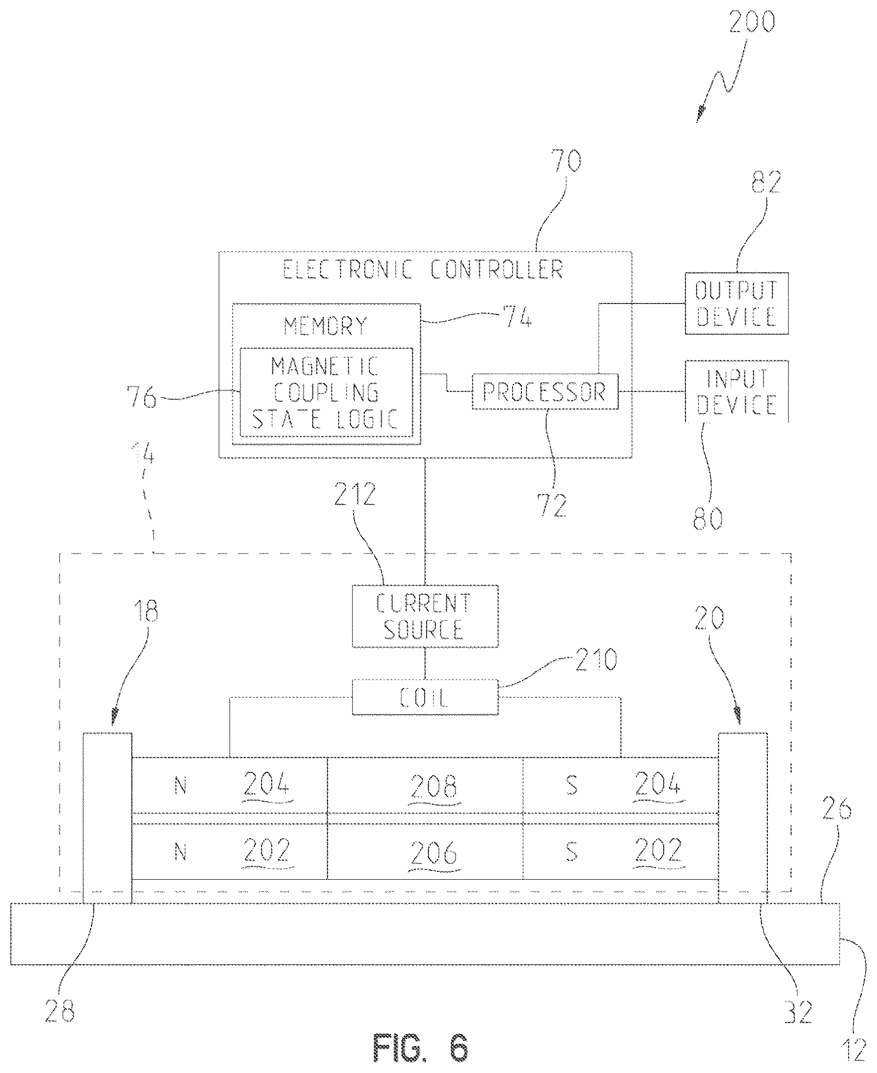 Patent US12323024 Figure 5 – Magnetic coupling device
