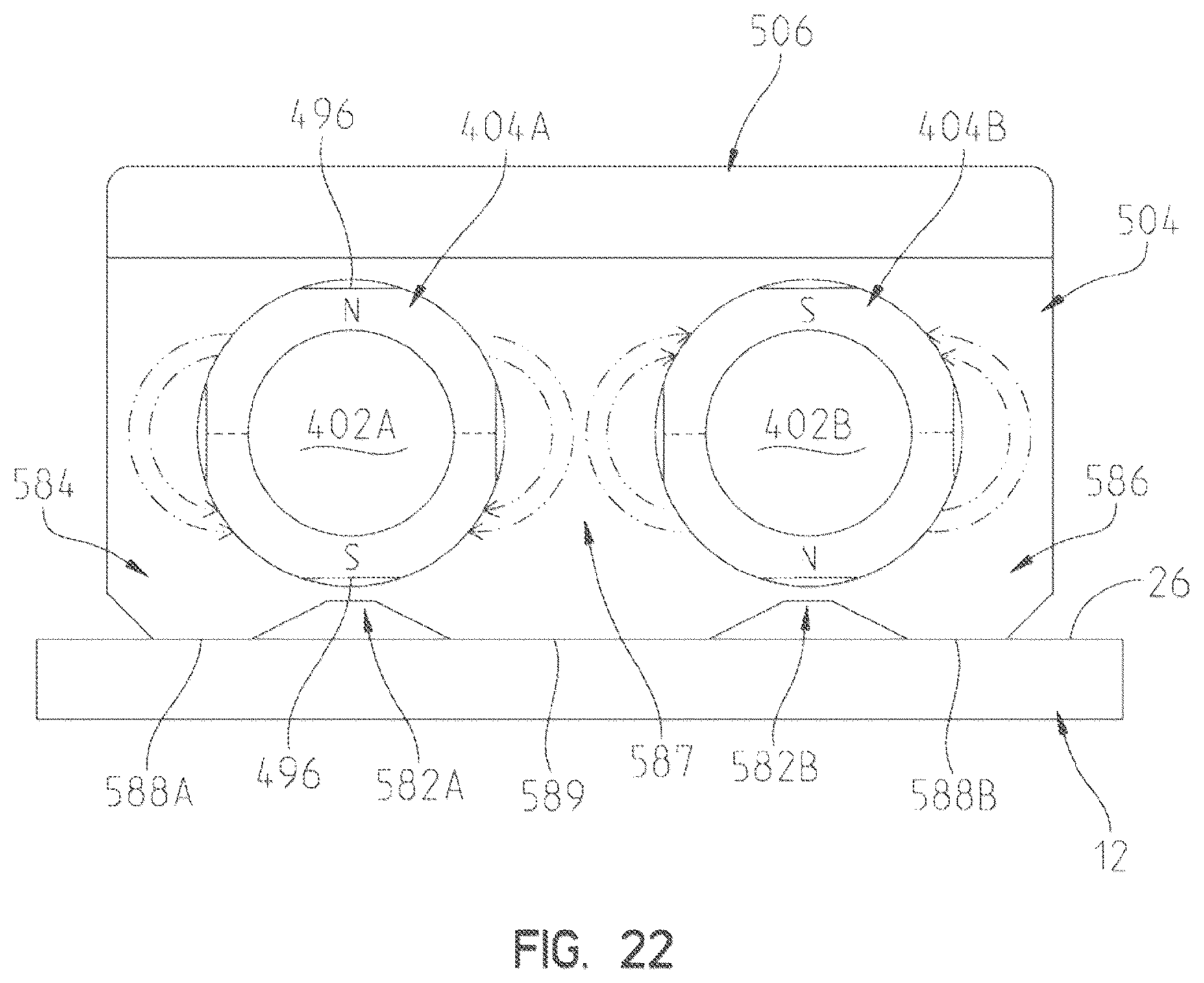 Patent US12323024 Figure 20 – Magnetic coupling device
