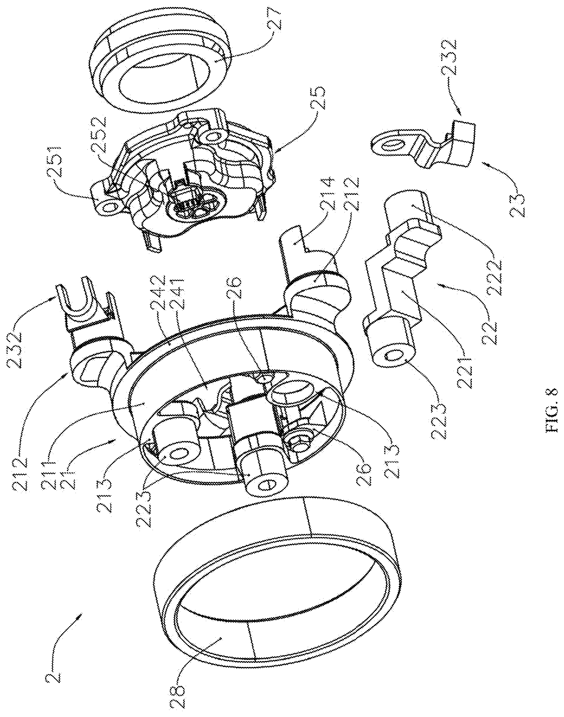 Patent US12323028 Figure 5 – Motor controller with annular circuit layout, drive assembly and vehicle