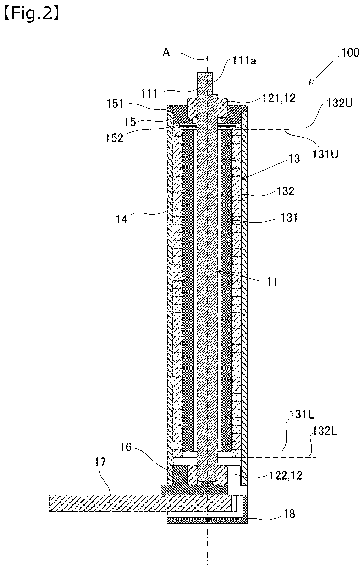 Patent US12323032 Figure 2 – Motor