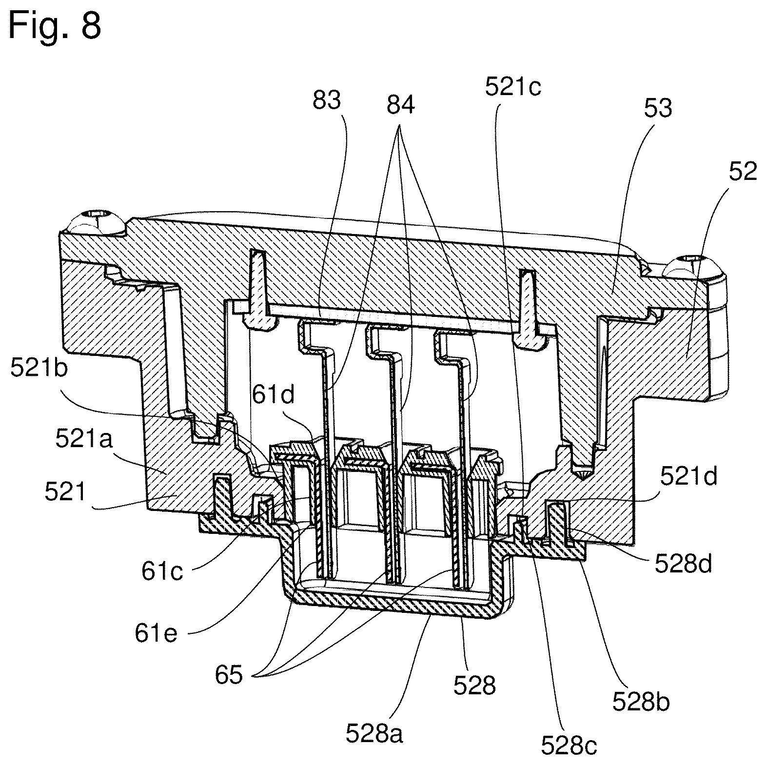 Patent US12323035 Figure 8 – Motor