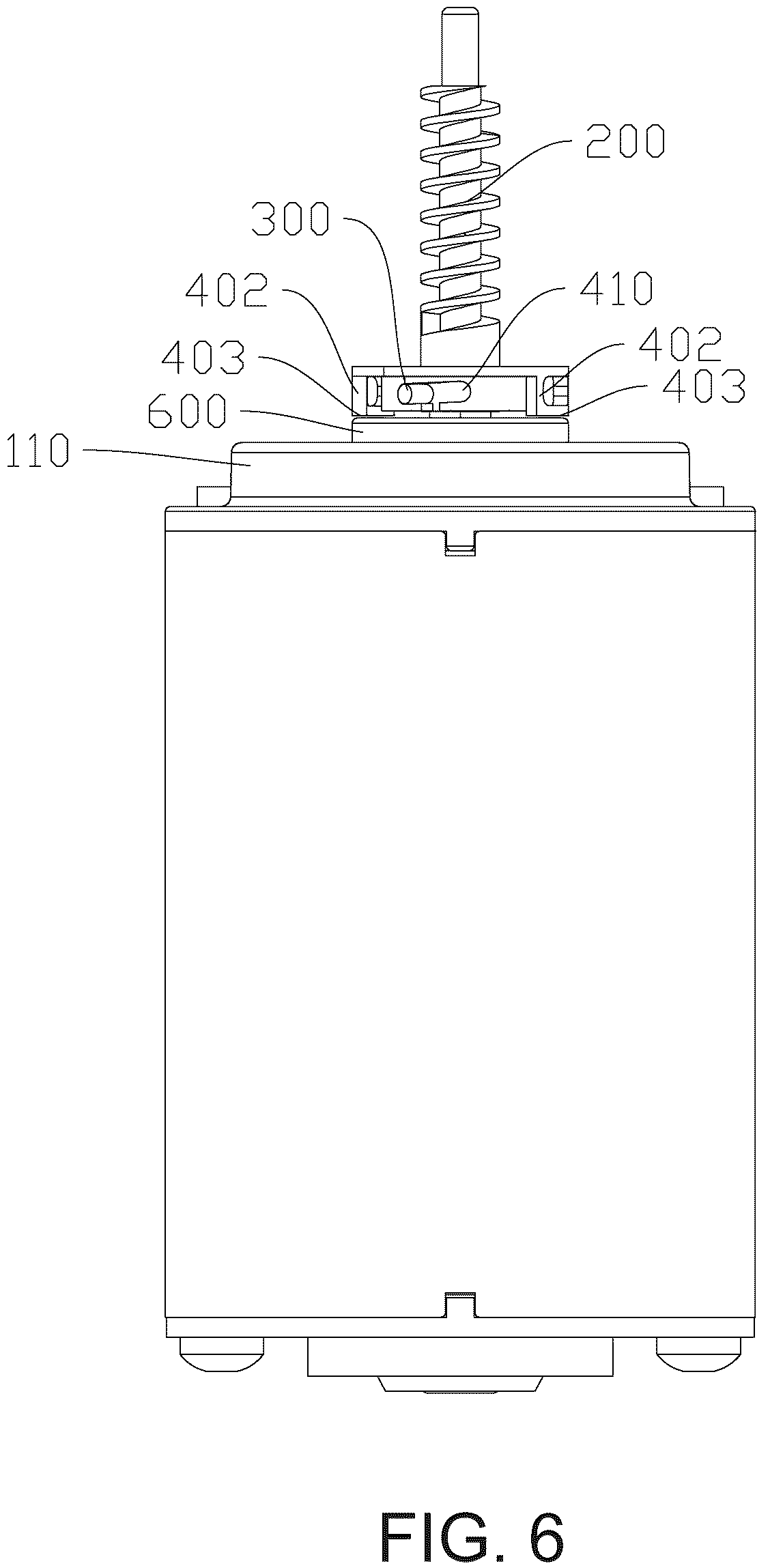 Patent US12323036 Figure 5 – Rotating self-locking actuator