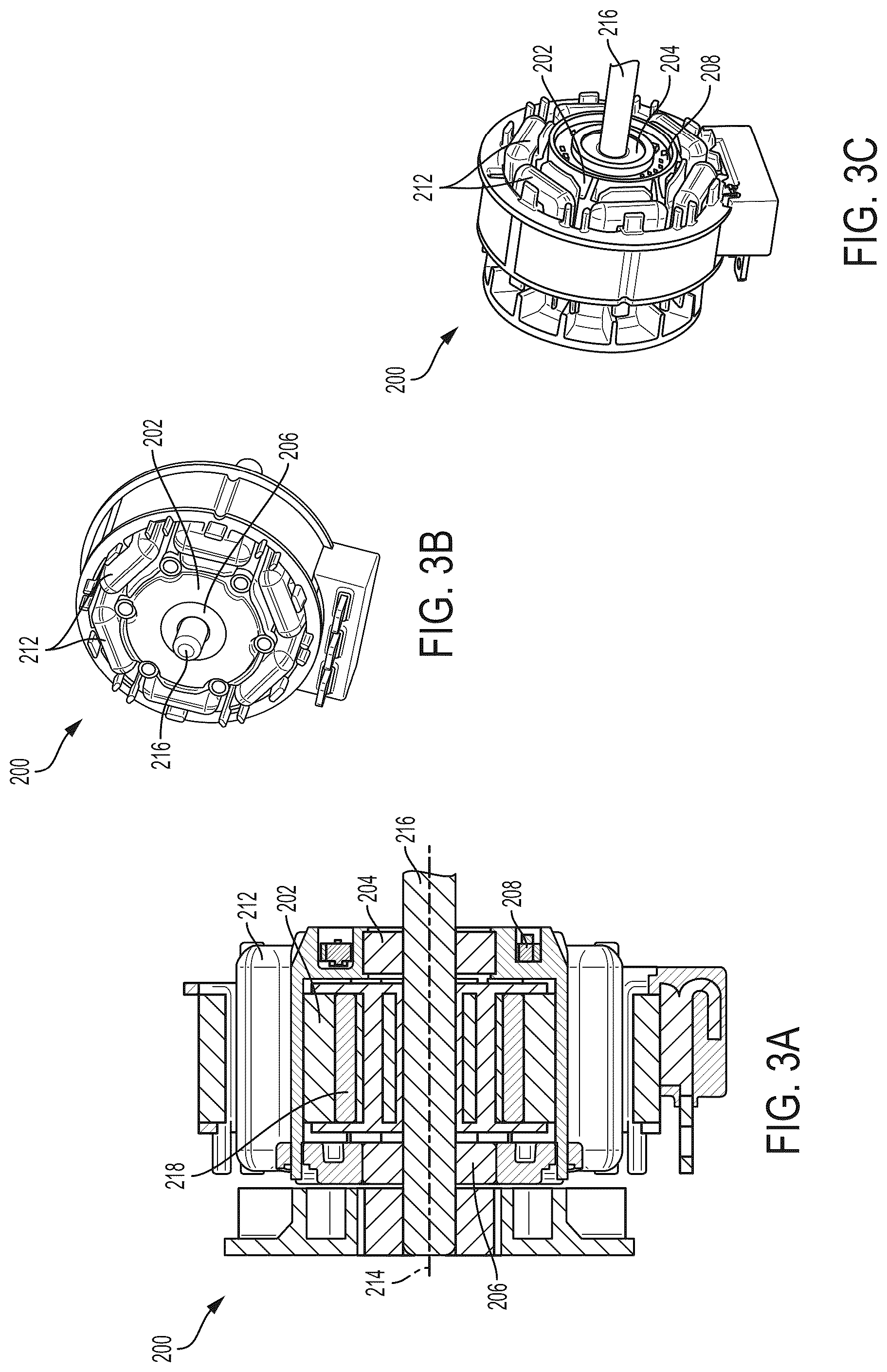 Patent US12323038 Figure 2 – Brushless motor for a power tool