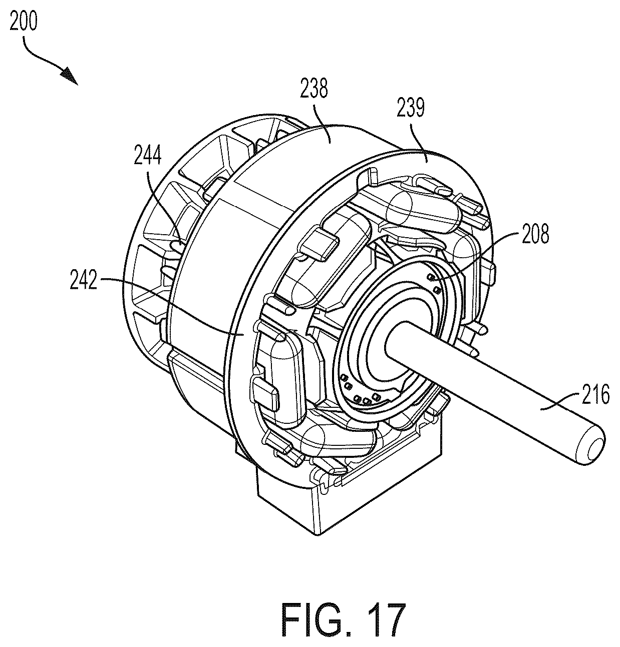 Patent US12323038 Figure 16 – Brushless motor for a power tool