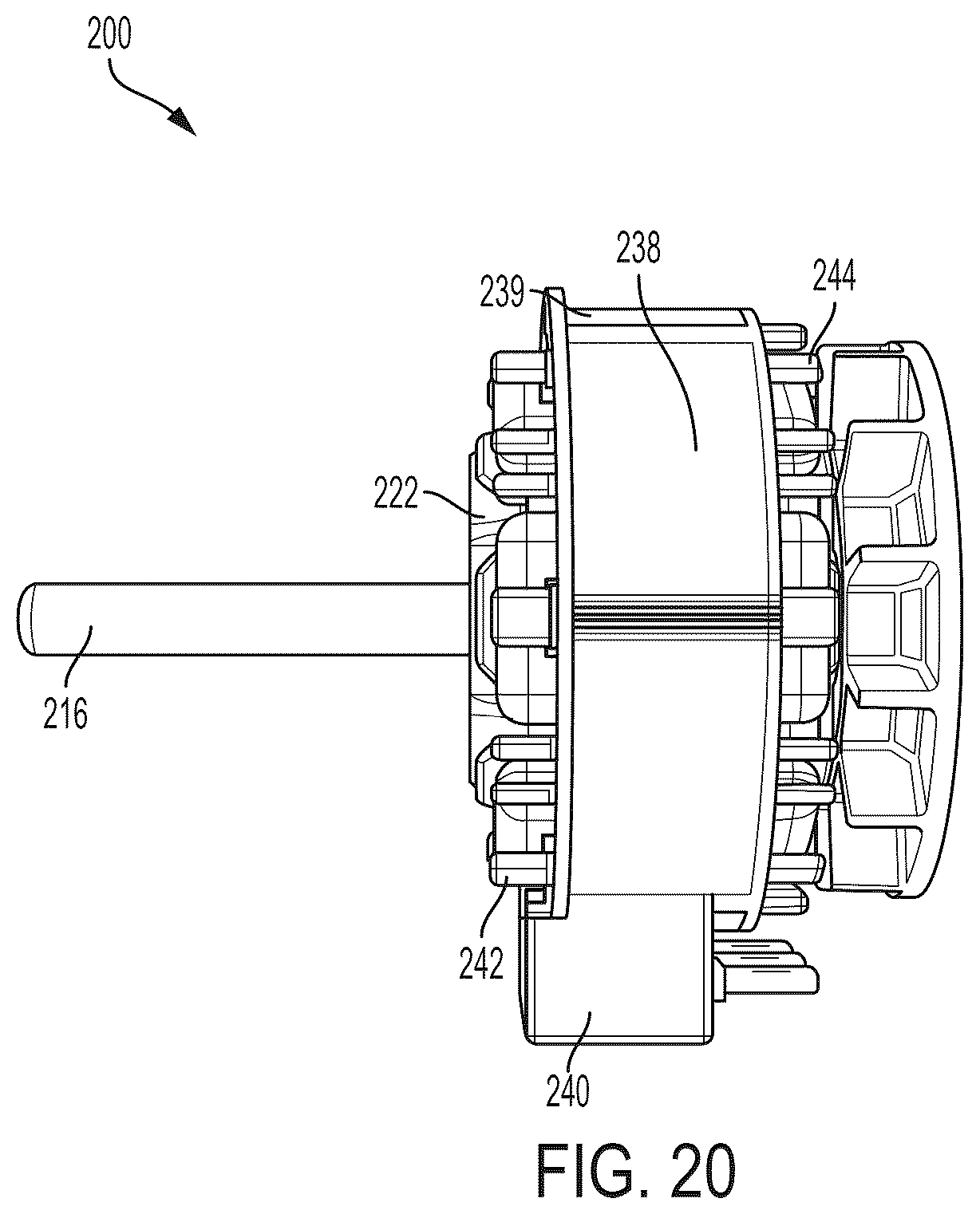 Patent US12323038 Figure 19 – Brushless motor for a power tool