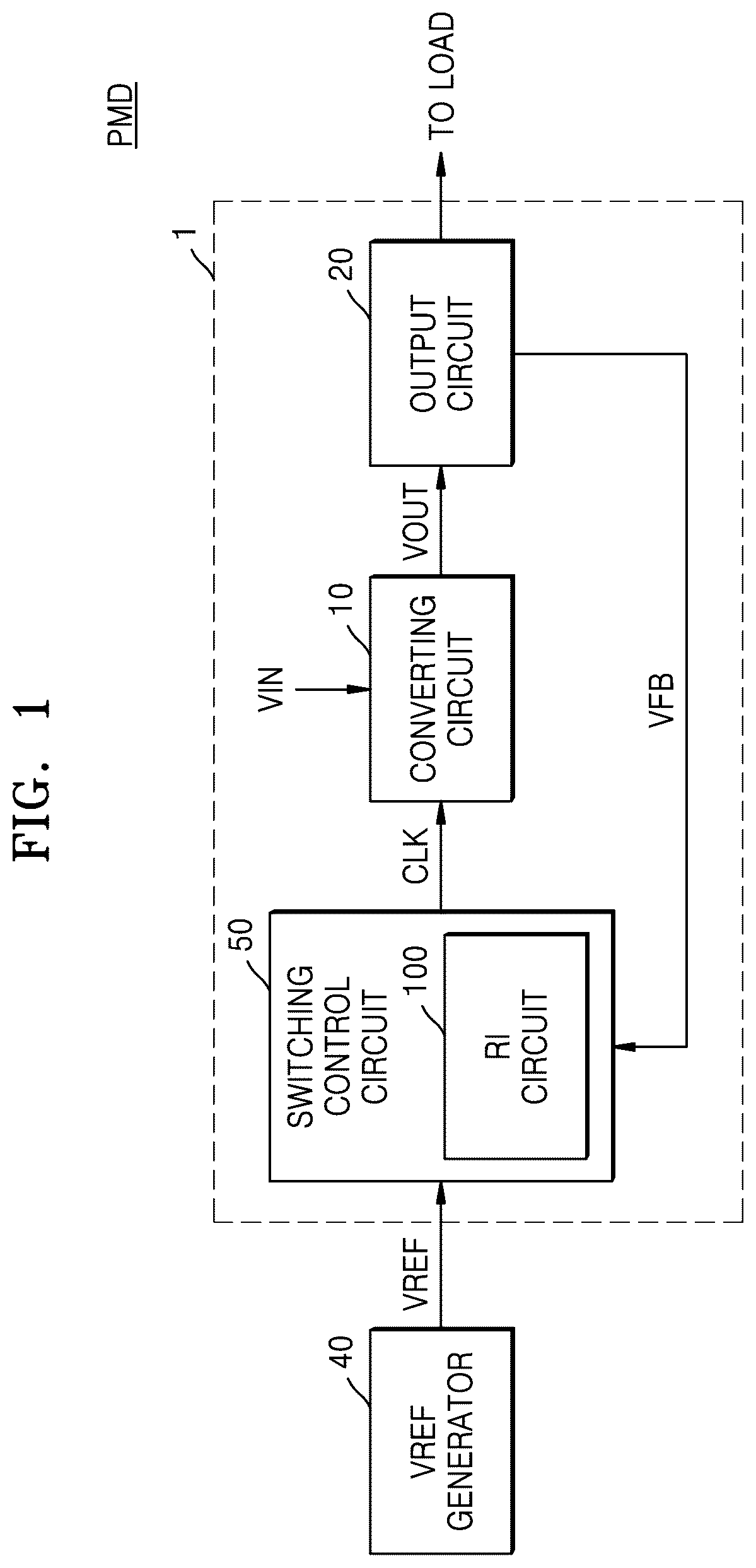 Patent US12323041 Figure 1 – Voltage converter and power management device including the same