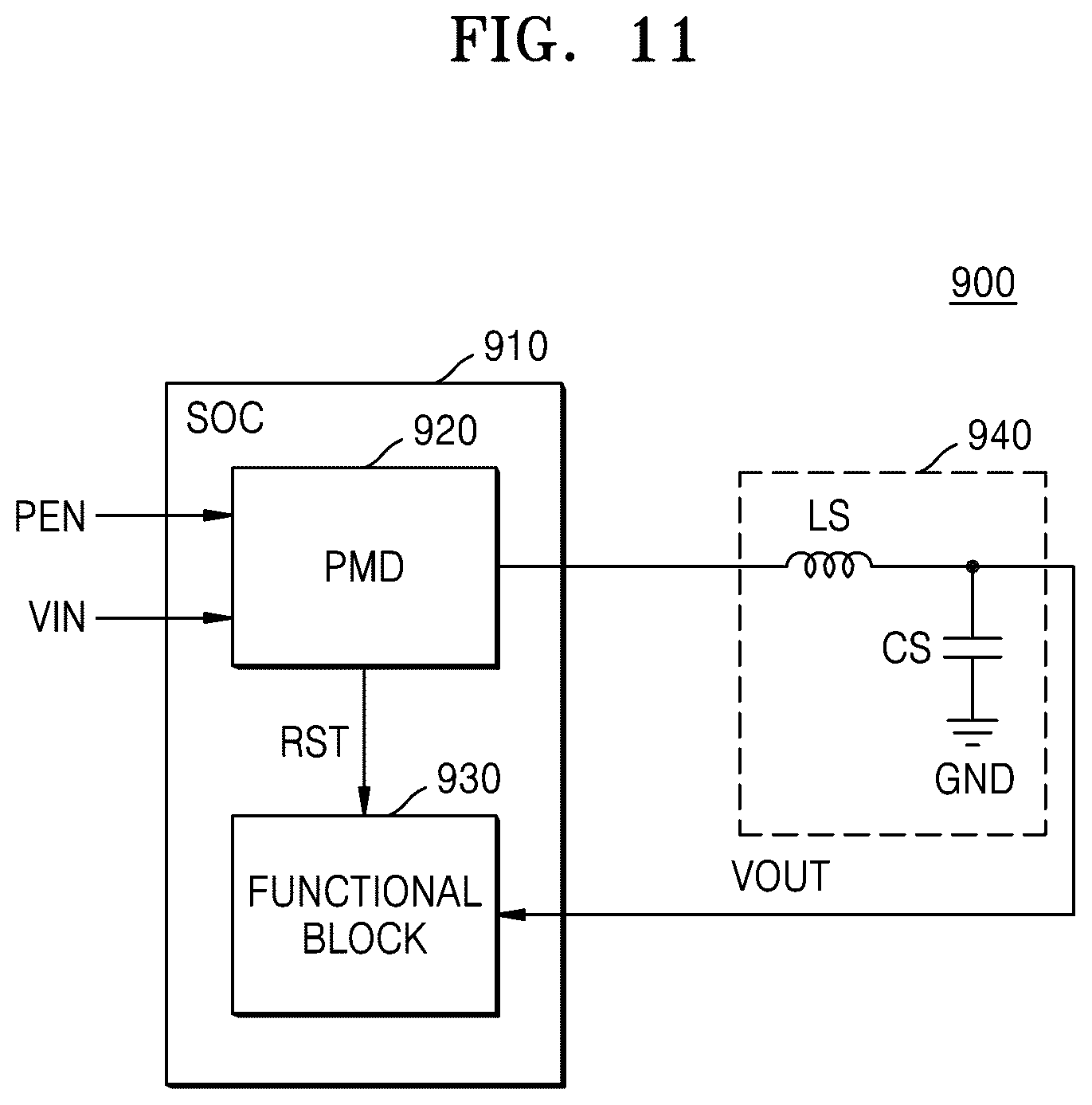 Patent US12323041 Figure 12 – Voltage converter and power management device including the same