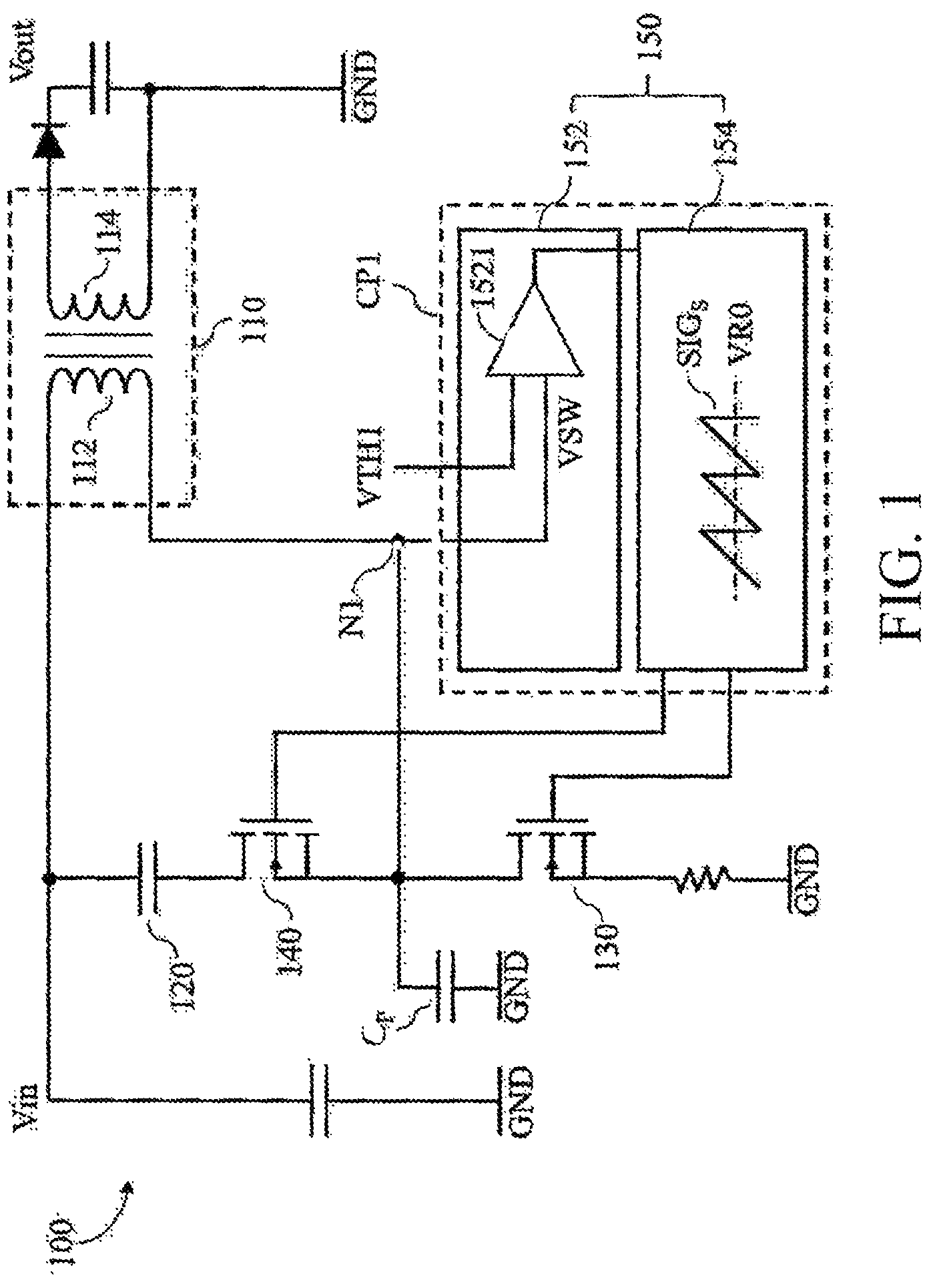 Patent US12323043 Figure 1 – Method for operating power converter, semiconductor chip and power converter