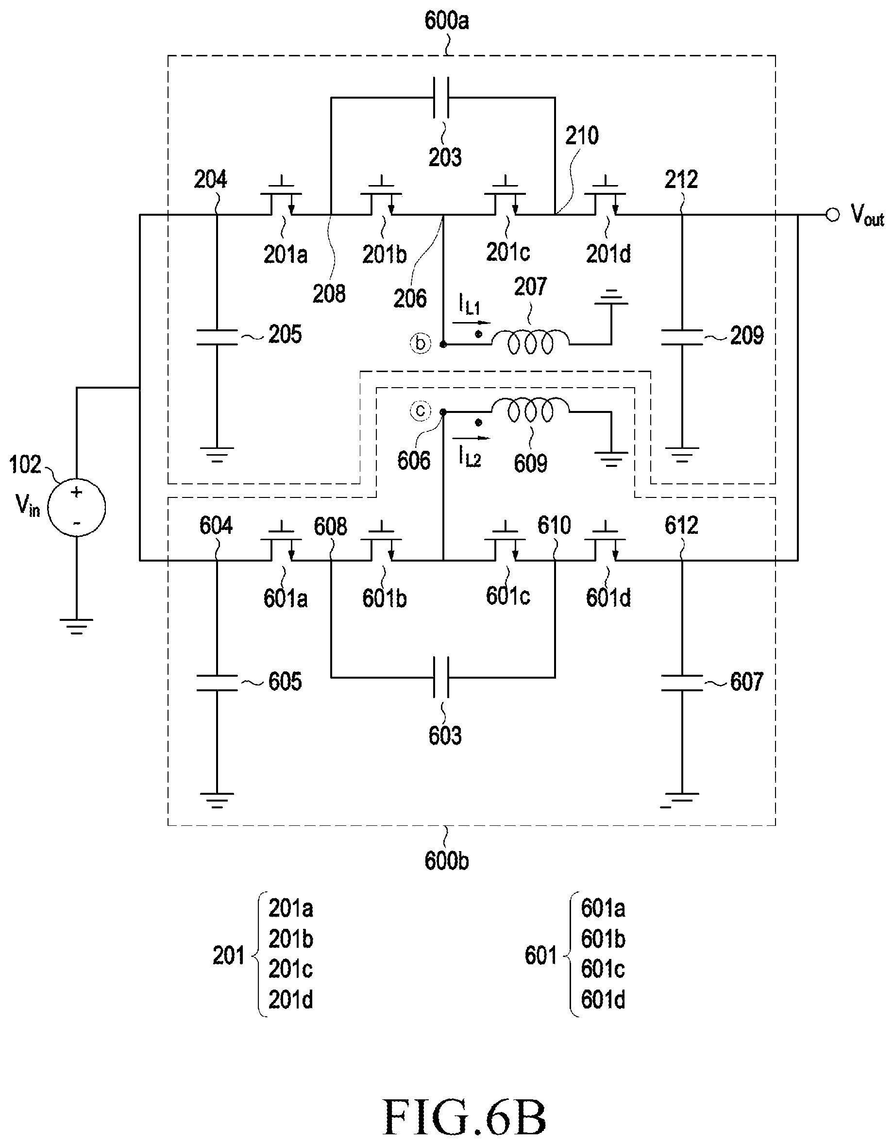 Patent US12323044 Figure 7 – 3-level-inverting buck-boost converter and control method thereof
