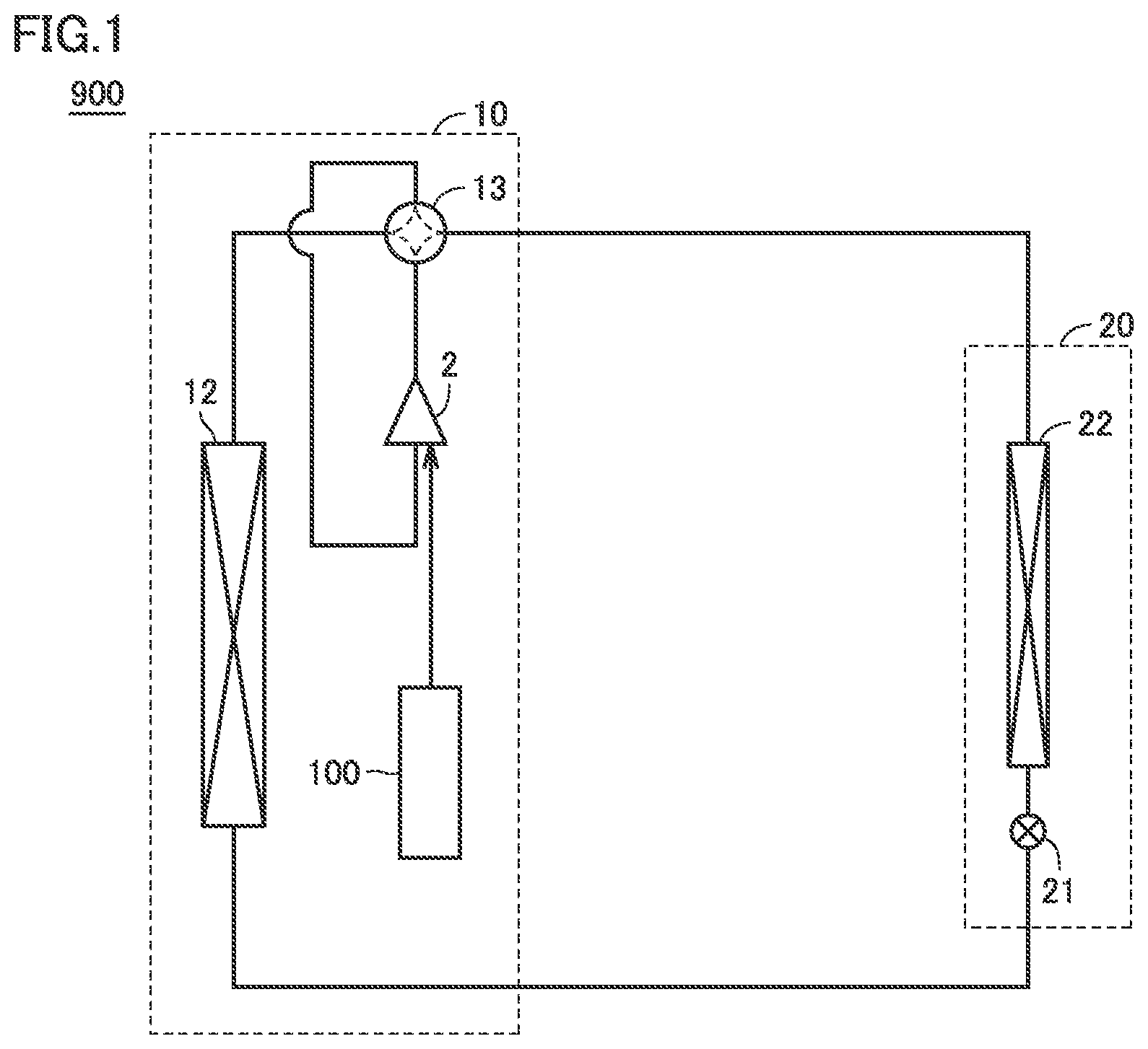 Patent US12323046 Figure 1 – Power conversion device and air conditioner