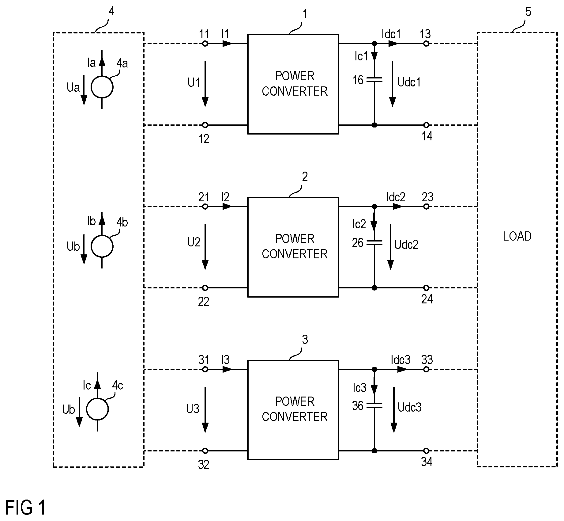 Patent US12323047 Figure 1 – Method of operating a power converter arrangement, control circuit and power converter arrangement