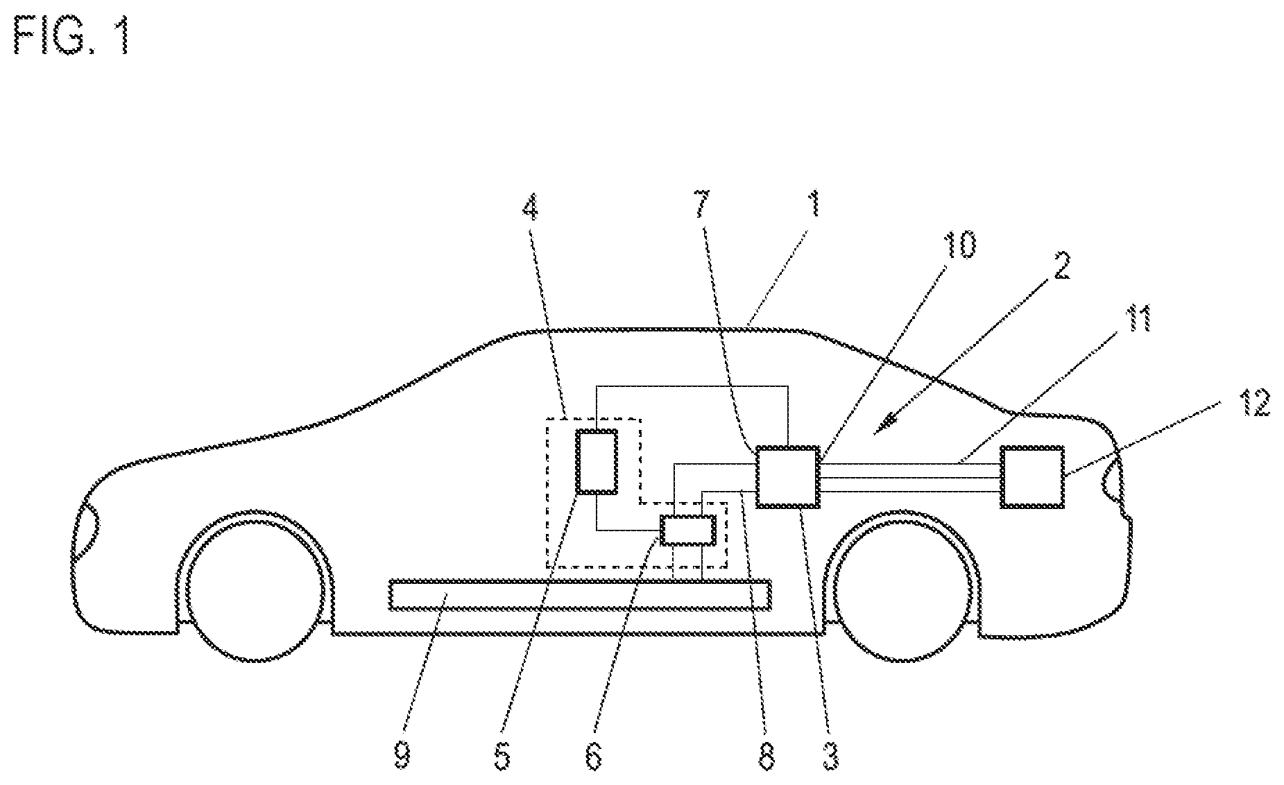Patent US12323049 — Electrical circuit arrangement, motor vehicle, and method for operating an electrical circuit arrangement — Figure 1