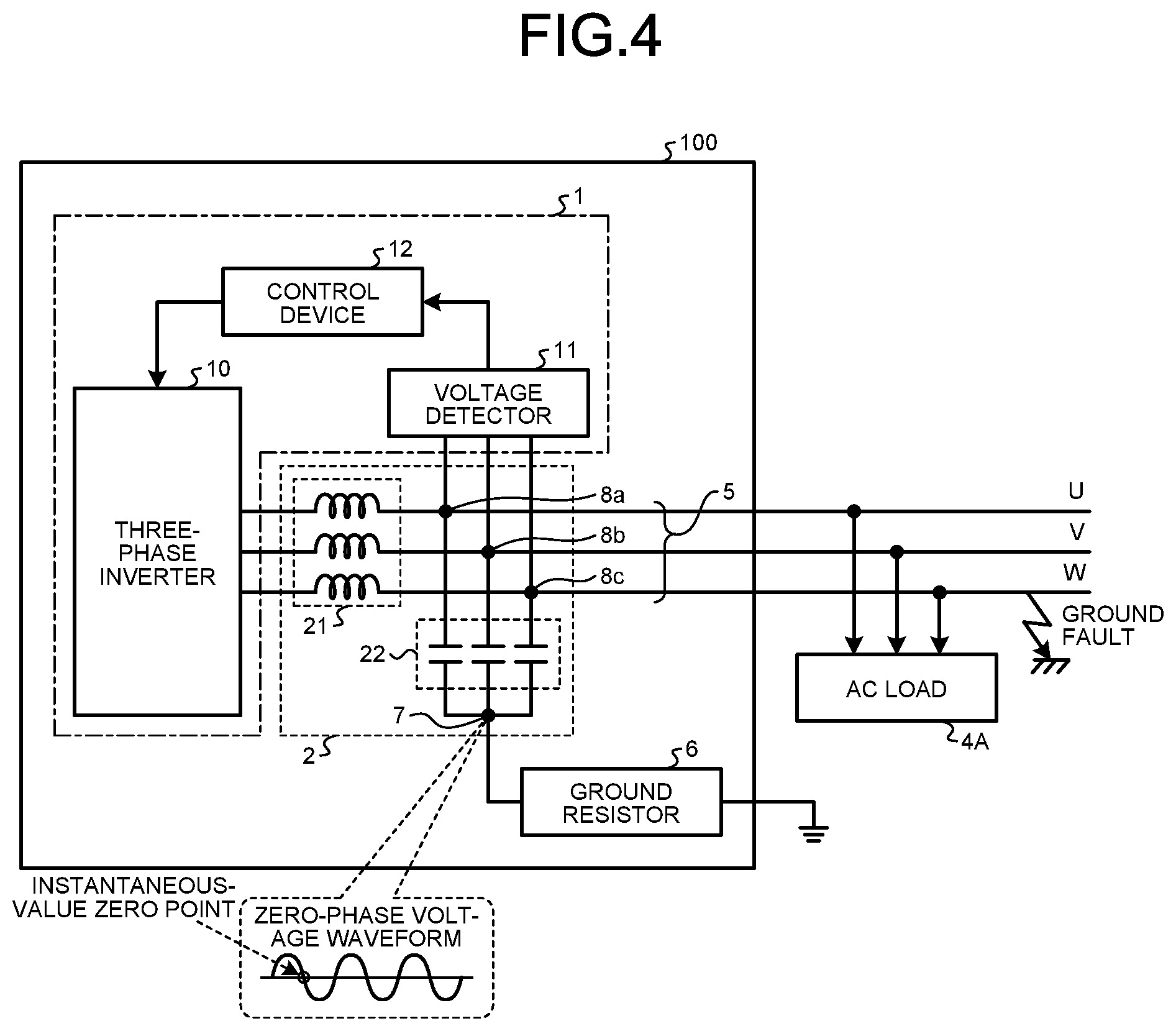 Patent US12323050 Figure 3 – Power conversion apparatus, vehicle auxiliary power supply, and method for stopping power conversion apparatus