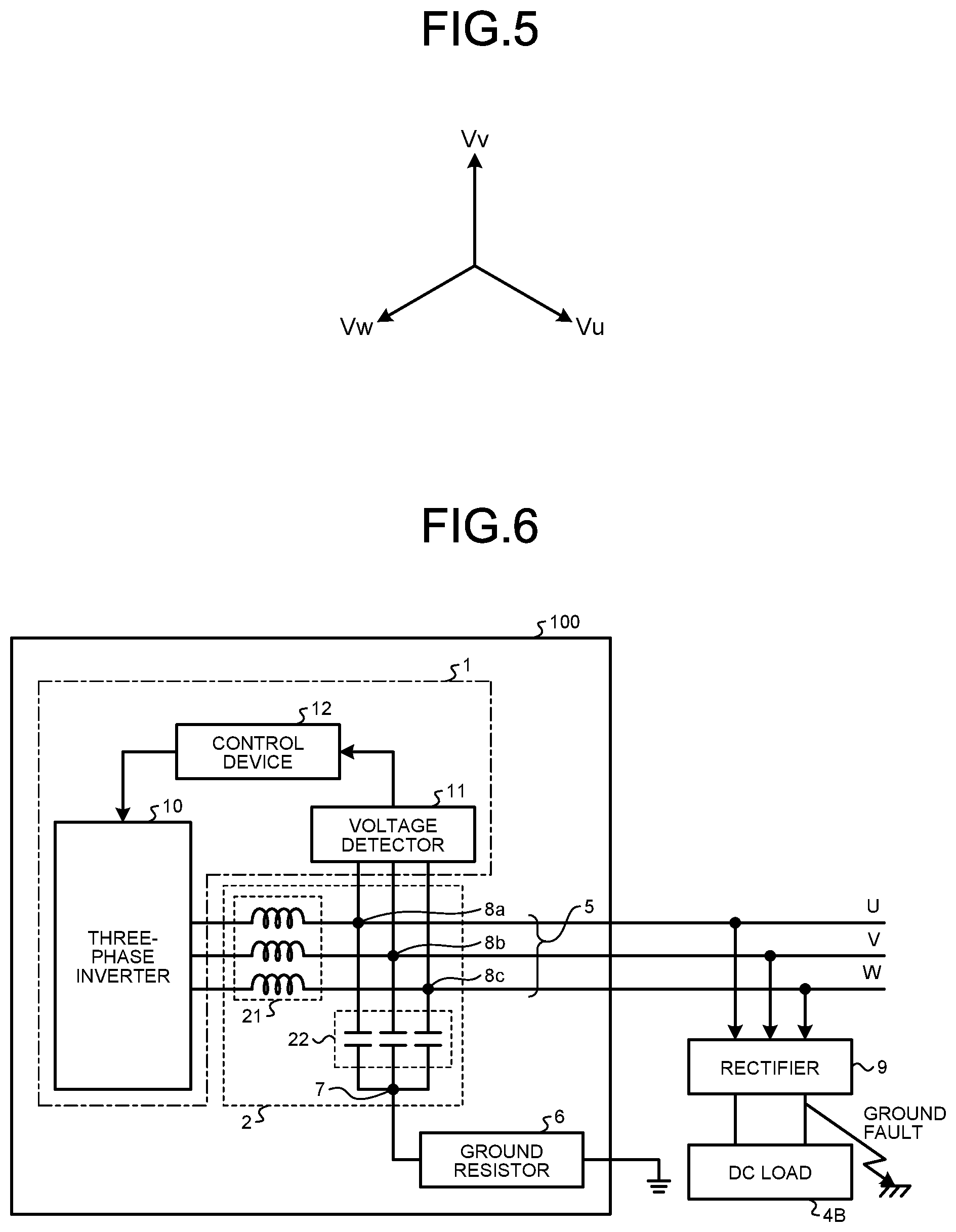 Patent US12323050 Figure 4 – Power conversion apparatus, vehicle auxiliary power supply, and method for stopping power conversion apparatus
