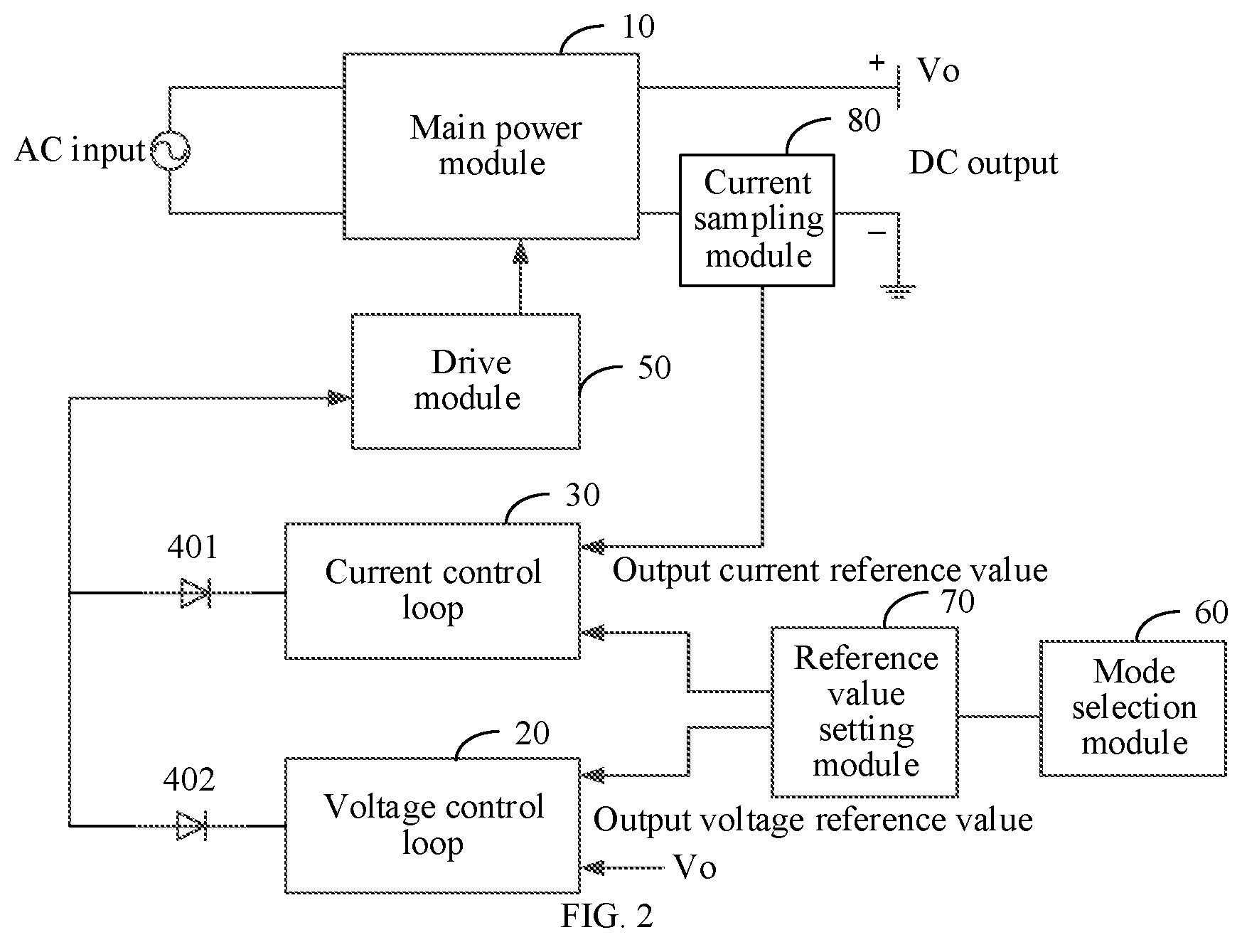 Patent US12323051 Figure 2 – Power supply apparatus and method for controlling power supply apparatus
